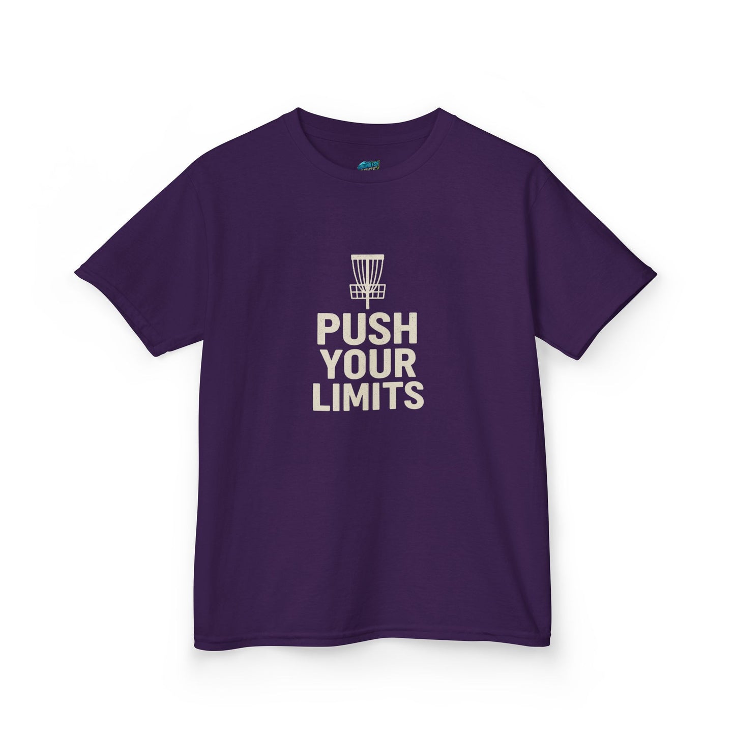 Push Your Limits Disc Golf Boys' Heavy Cotton T-Shirt