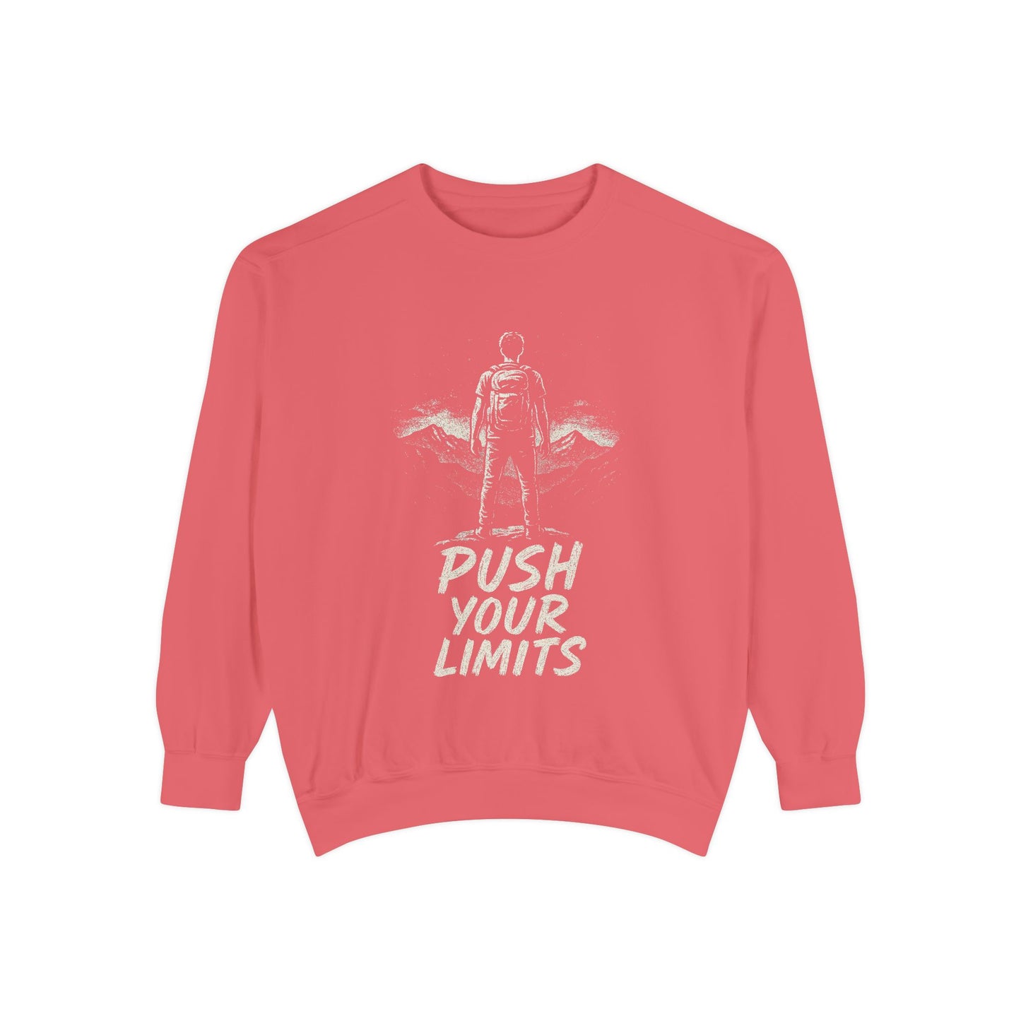 Summit Edition Push Your Limits Hiking Men's Premium Crewneck Sweatshirt