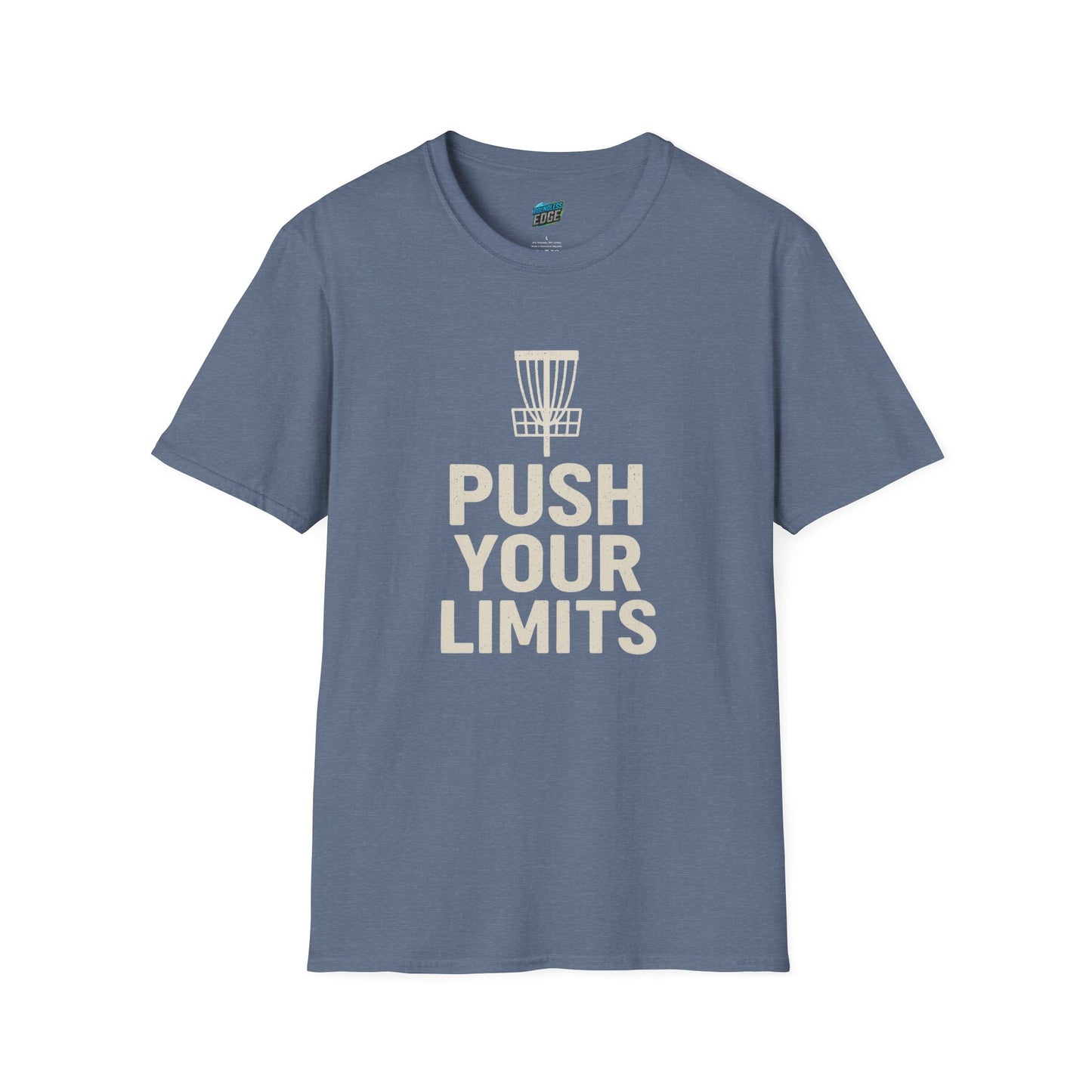Push Your Limits Disc Golf Men's Basic T-Shirt