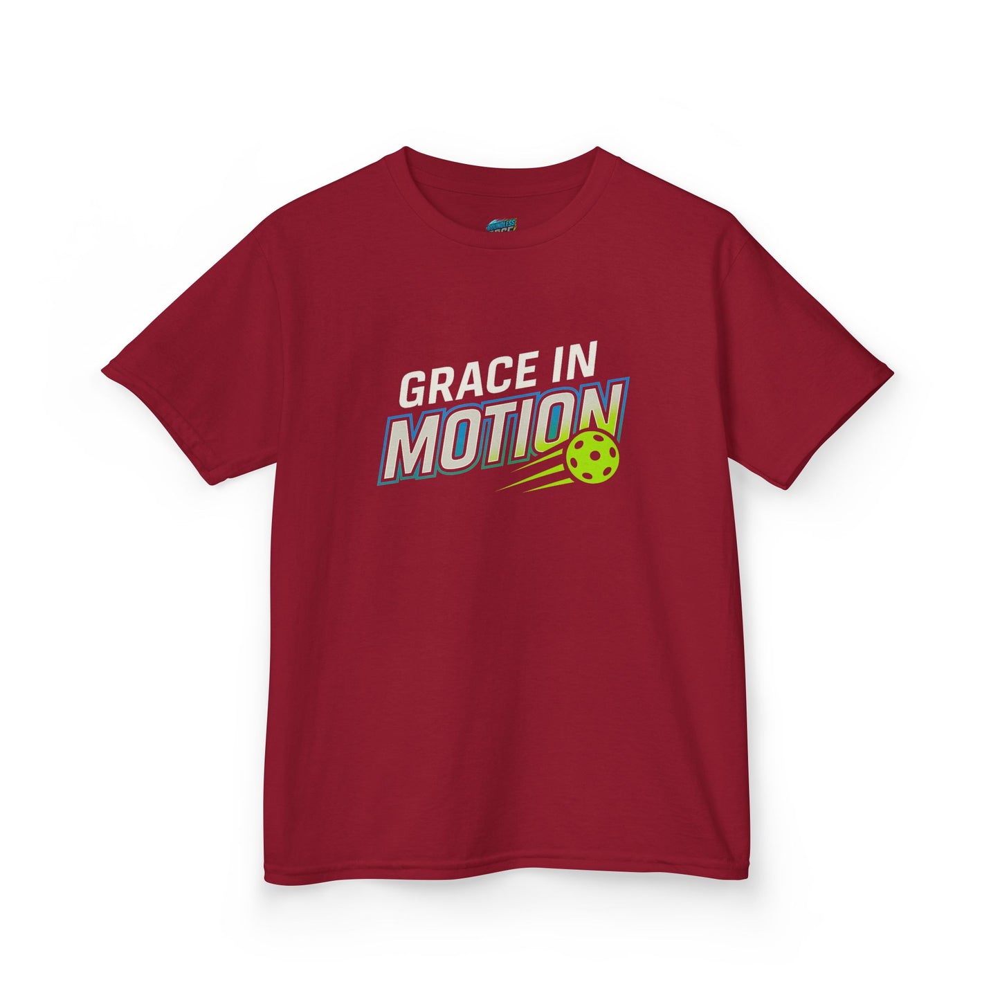 Grace in Motion Pickleball Girls' Heavy Cotton T-Shirt