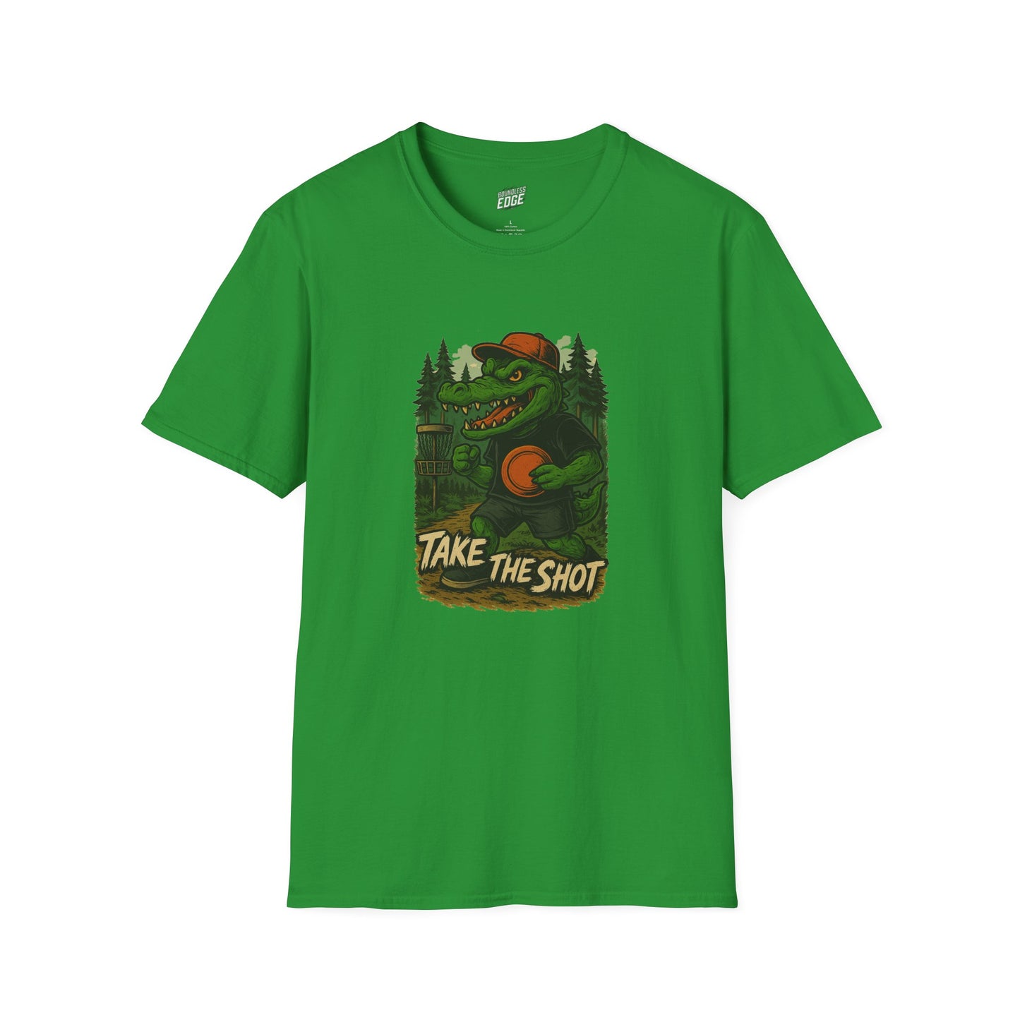 Take the Shot Disc Golf Gator Men's Basic T-Shirt