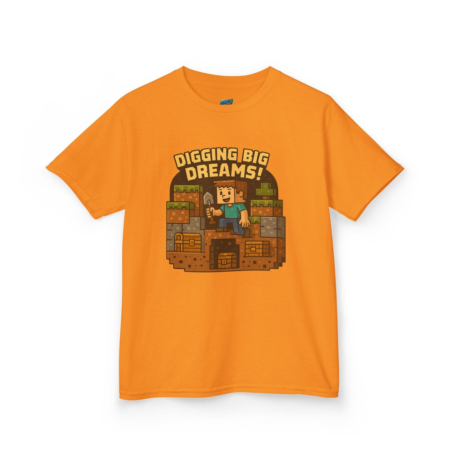 Digging Big Dreams Playing with Danger Boys' Heavy Cotton T-Shirt