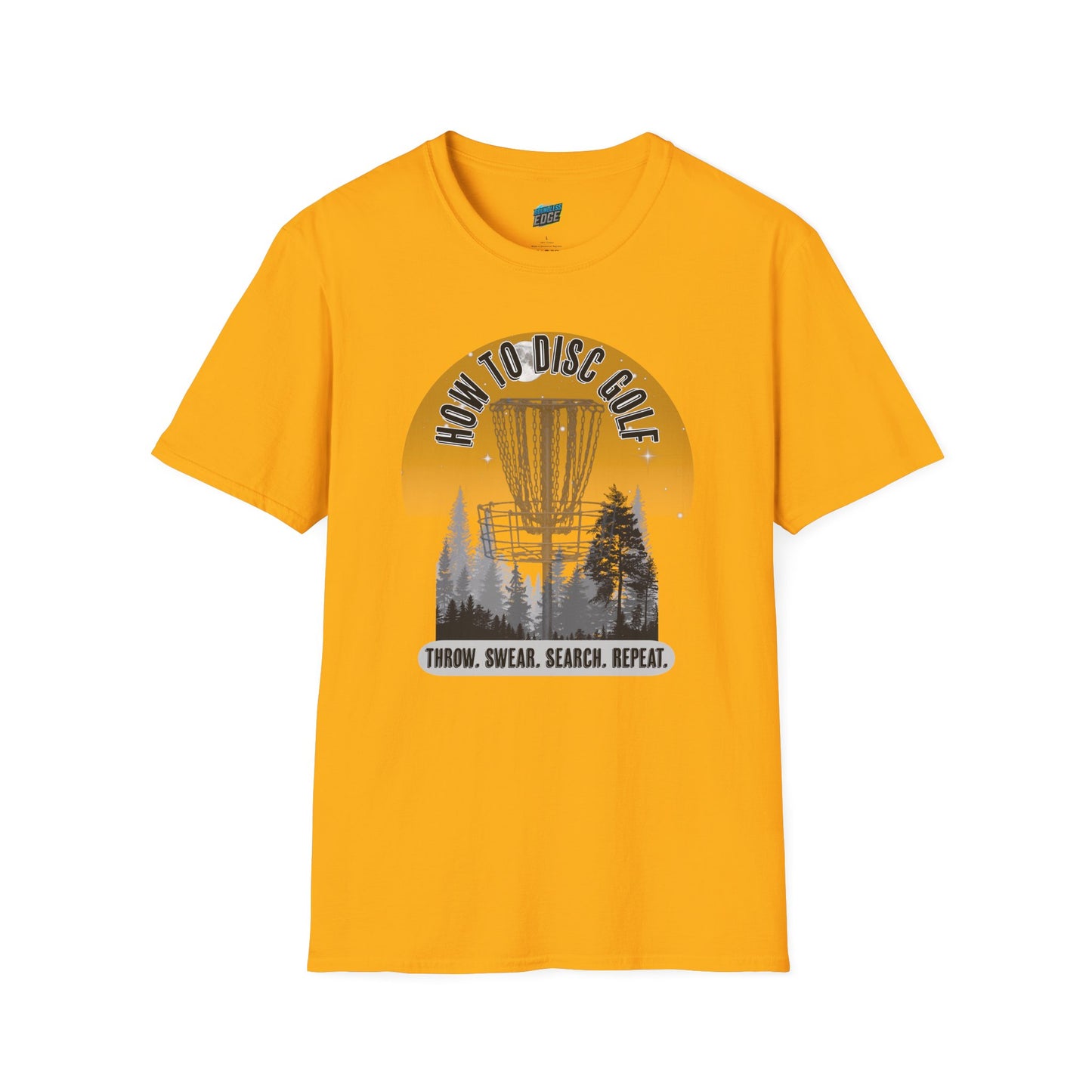 How to Disc Golf Humor Men's Basic Softstyle T-Shirt