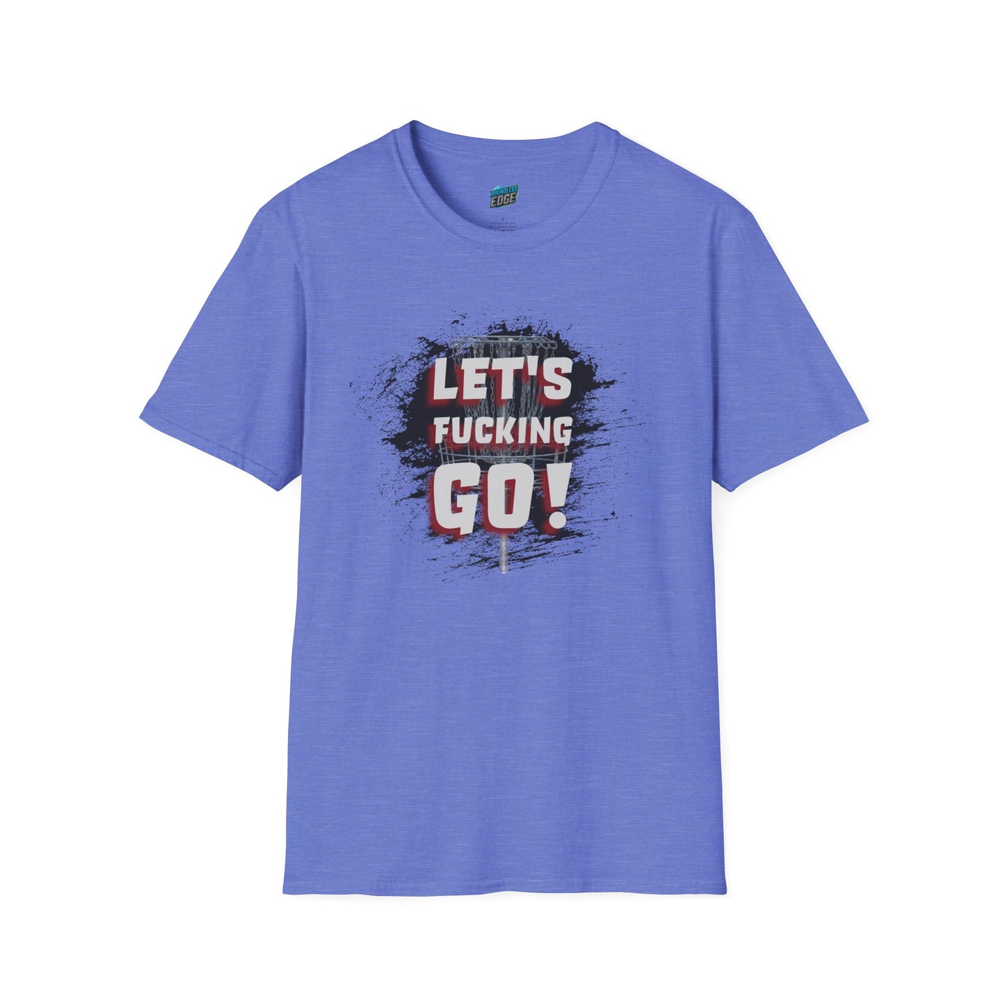 Let's F****** Go! Disc Golf Adult Humor Women's Basic Softstyle T-Shirt