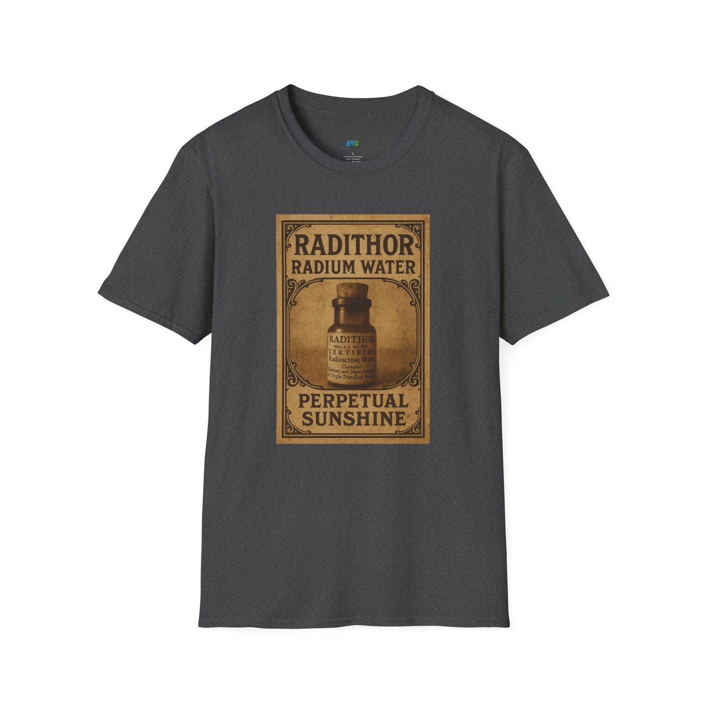 Radithor Ad Humor Vintage Men's Basic T-Shirt