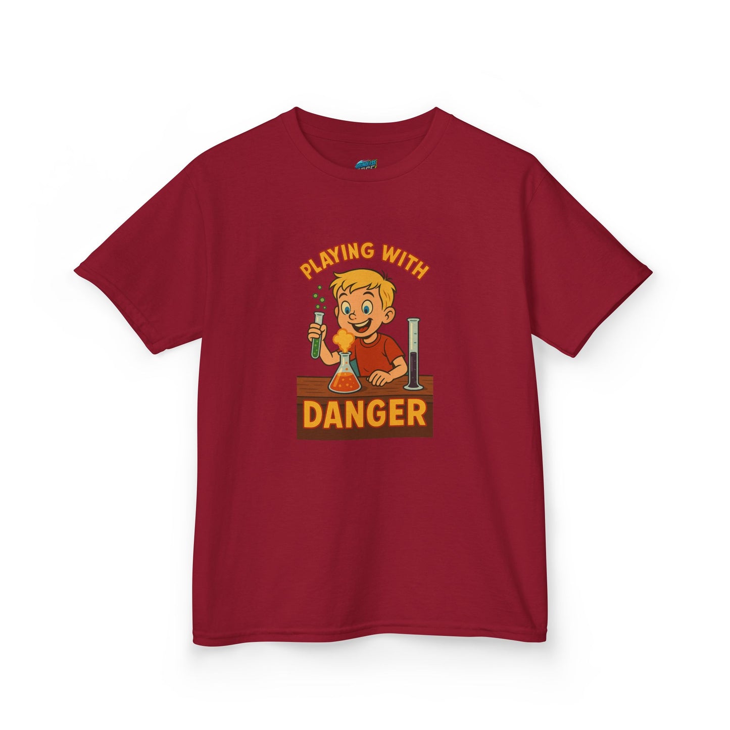 Playing with Danger Boys' Heavy Cotton T-Shirt