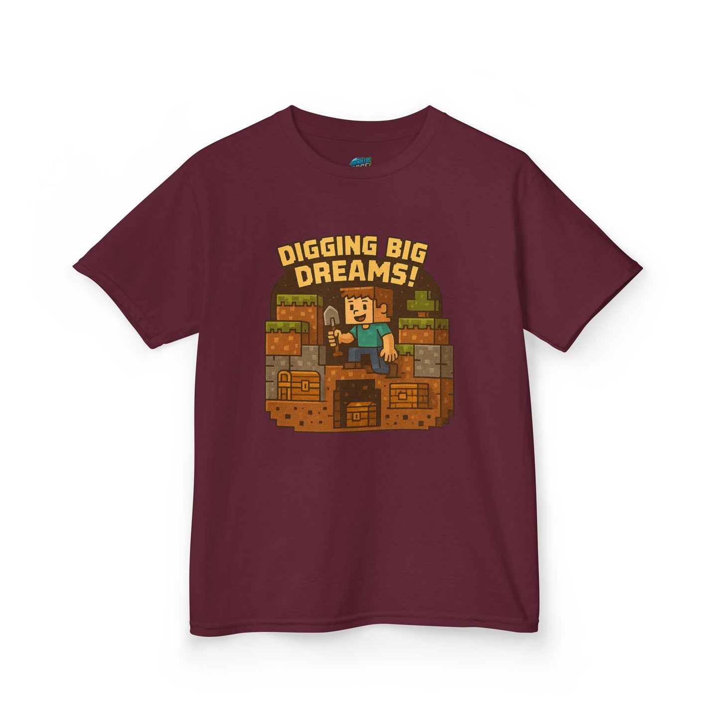 Digging Big Dreams Playing with Danger Boys' Heavy Cotton T-Shirt