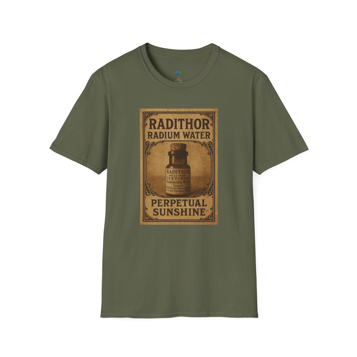Radithor Ad Humor Vintage Men's Basic T-Shirt