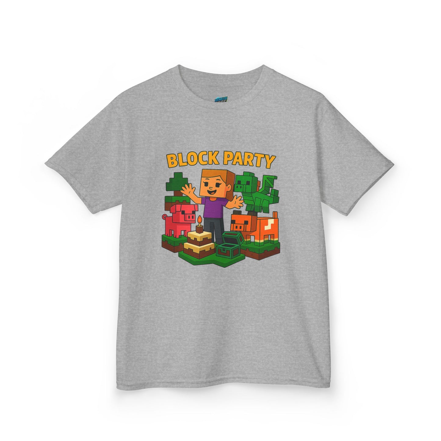 Block Party Playing with Danger Girls' Heavy Cotton T-Shirt