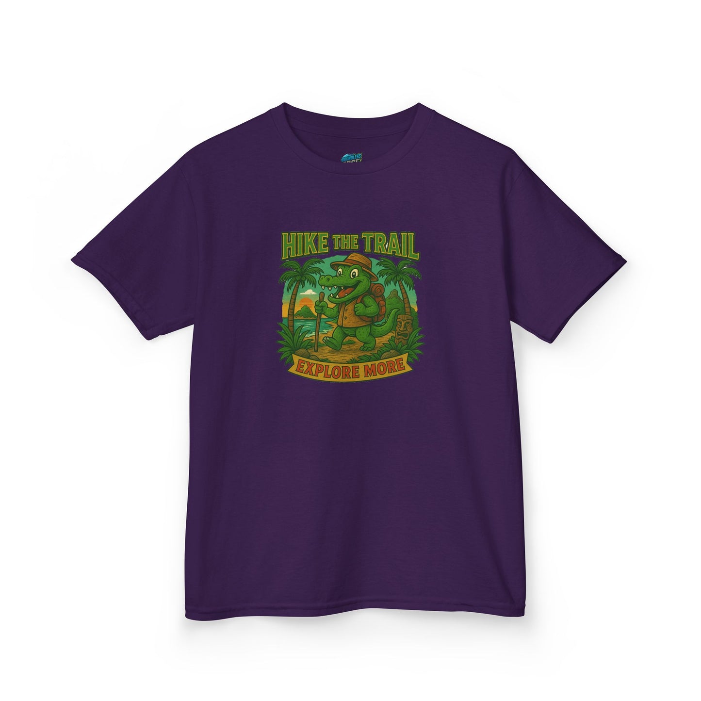 Hike the Trail Gator Hiking Boys' Heavy Cotton T-Shirt