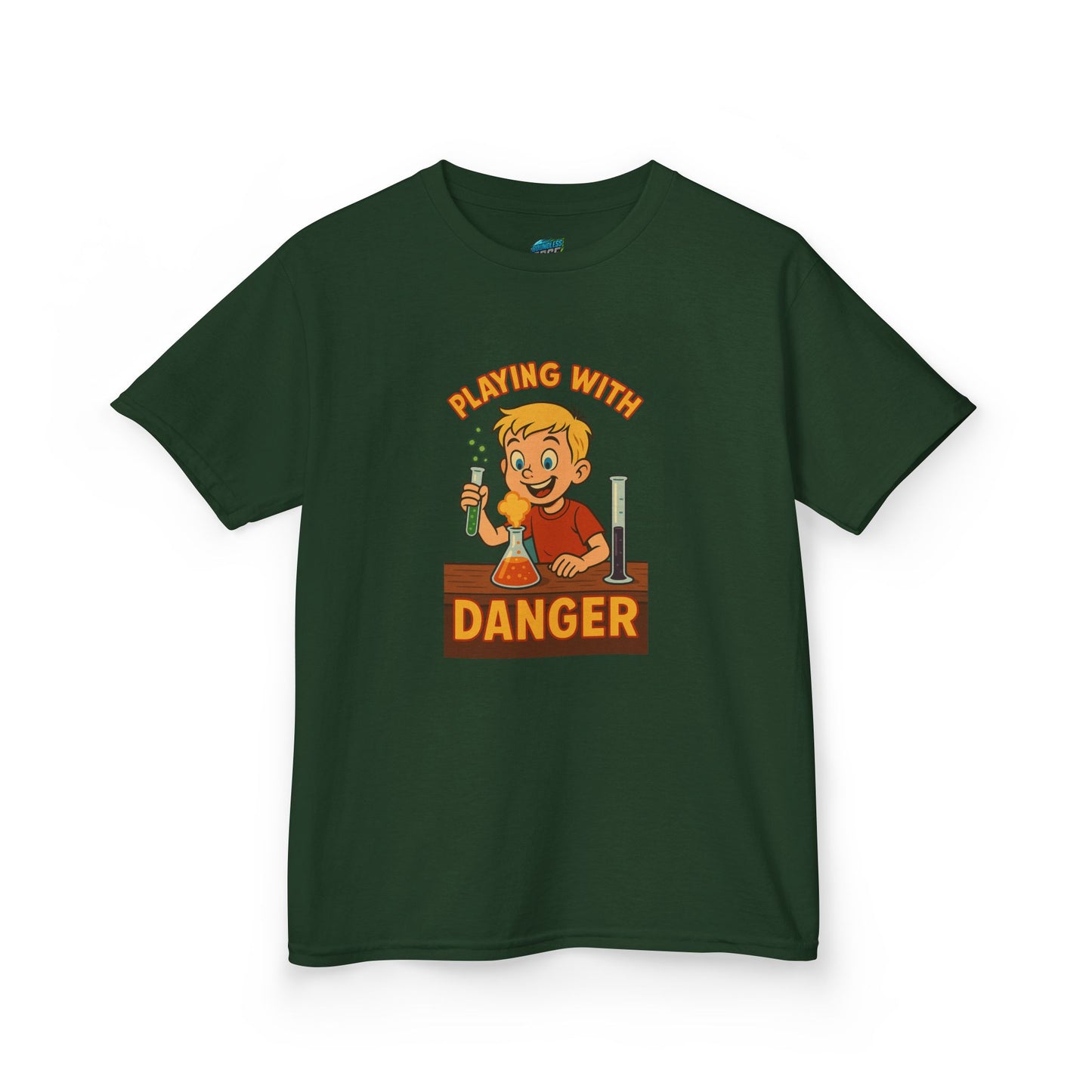 Playing with Danger Boys' Heavy Cotton T-Shirt