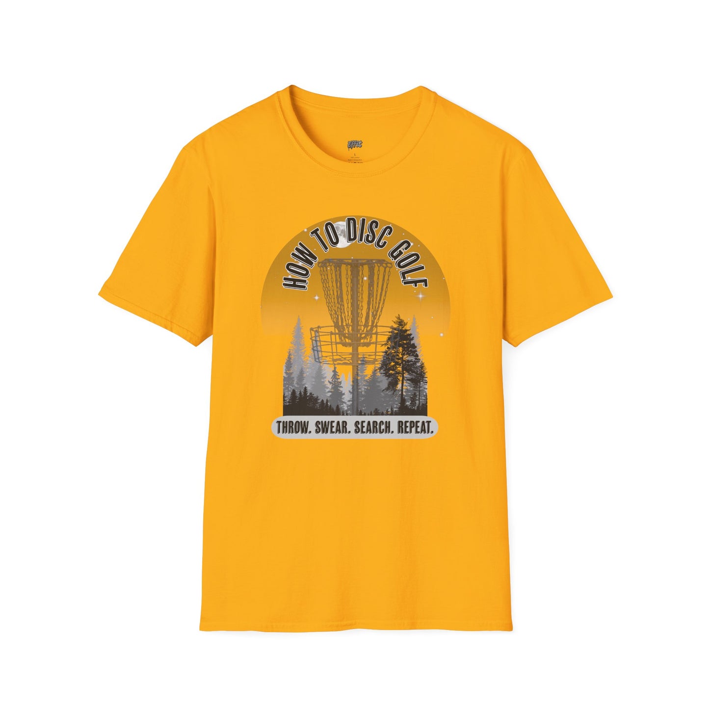 How to Disc Golf Humor Men's Basic Softstyle T-Shirt