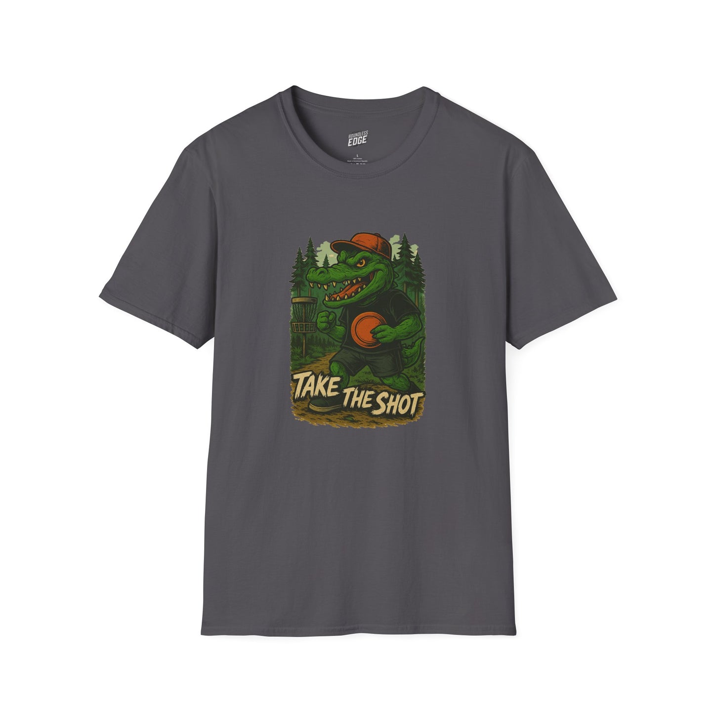 Take the Shot Disc Golf Gator Men's Basic T-Shirt