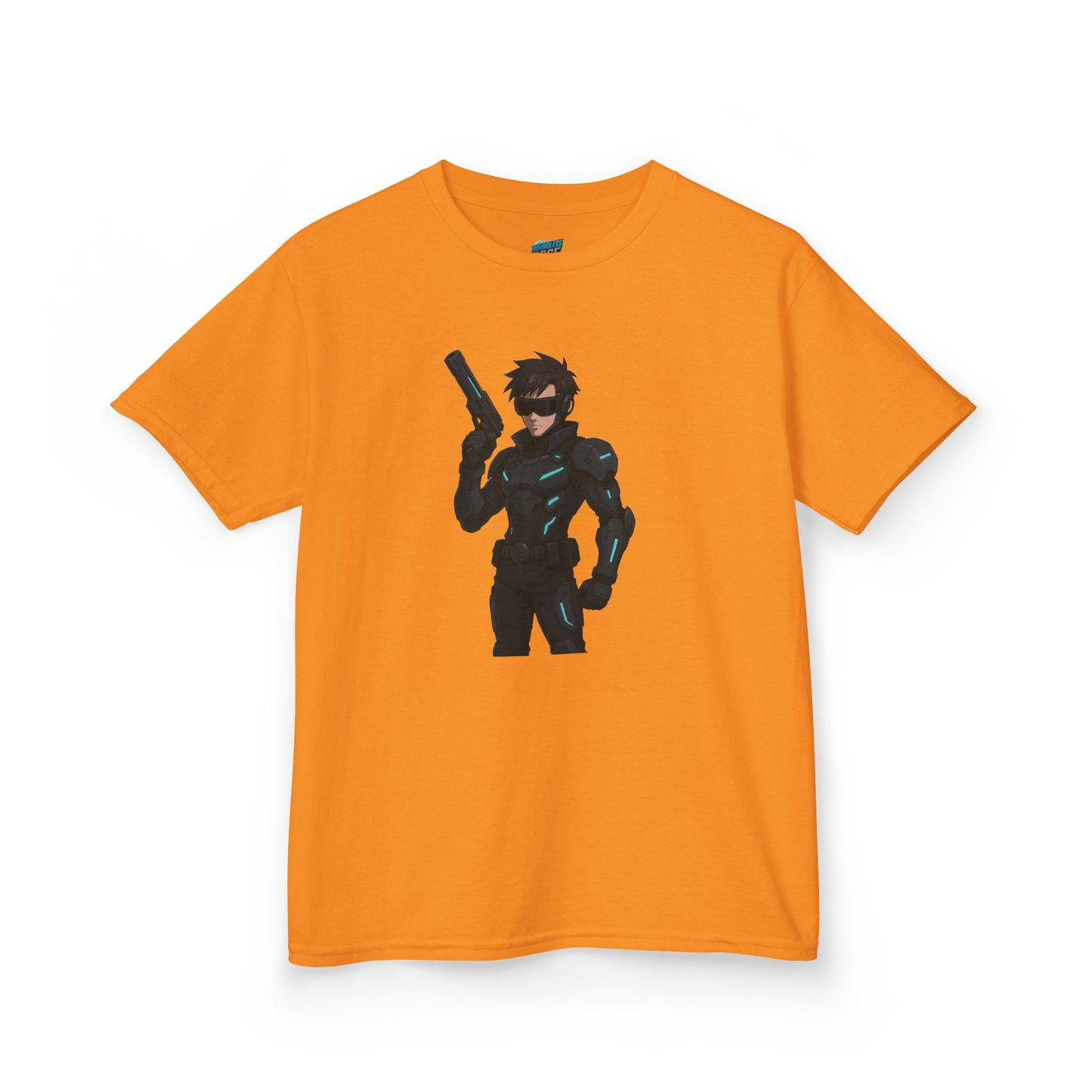 Cyber Agent Anime Boys' Heavy Cotton T-Shirt
