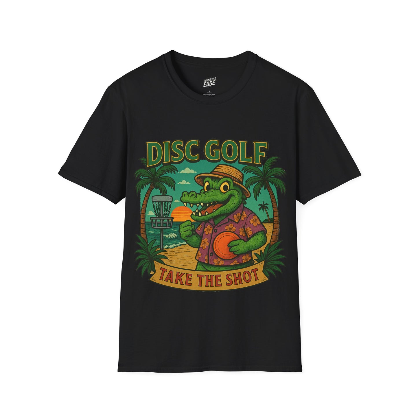 Gator Vibes Disc Golf Edition Men's Basic T-Shirt (Take the Shot)