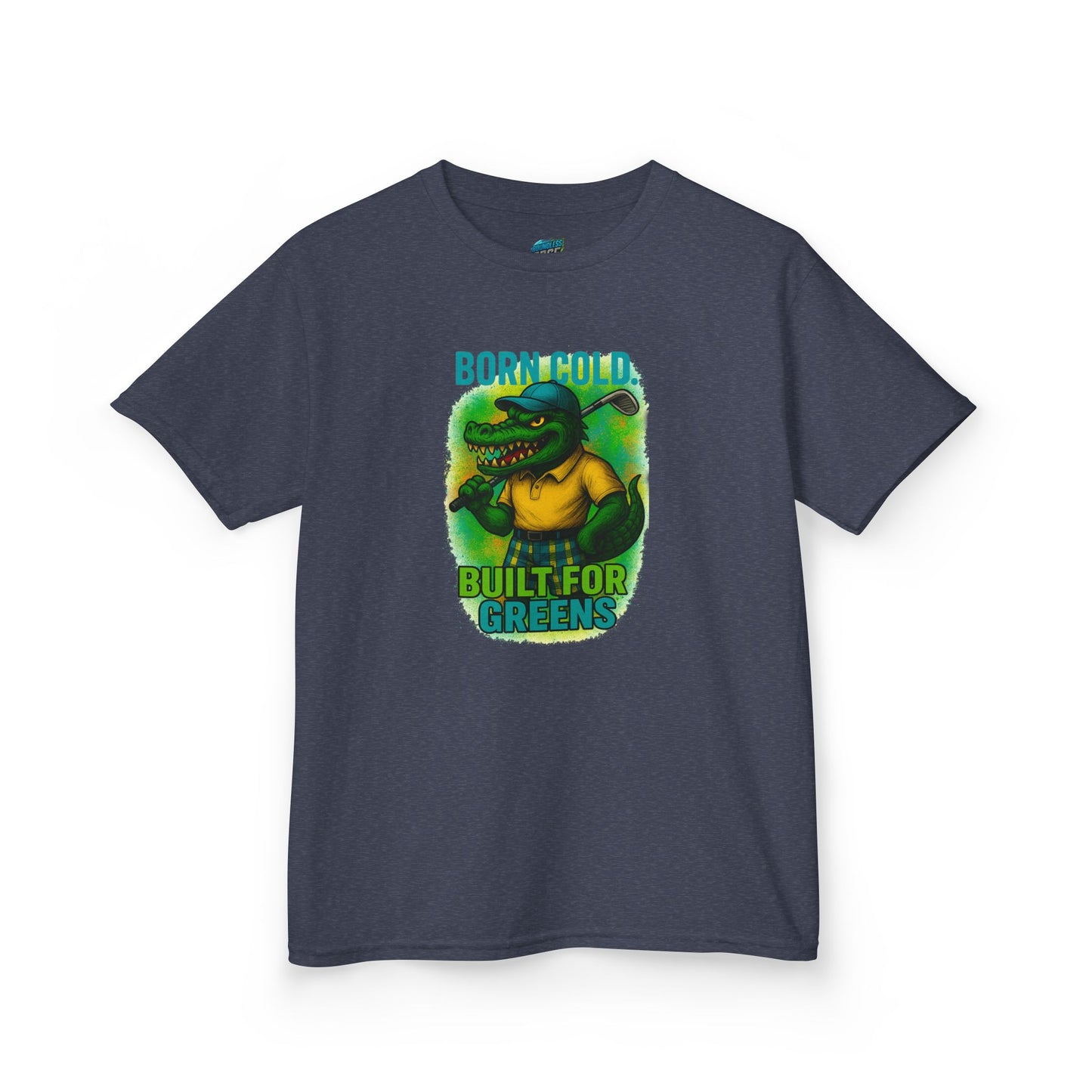 Born Cold. Built For Greens. Gator Golf Boys' Heavy Cotton T-Shirt