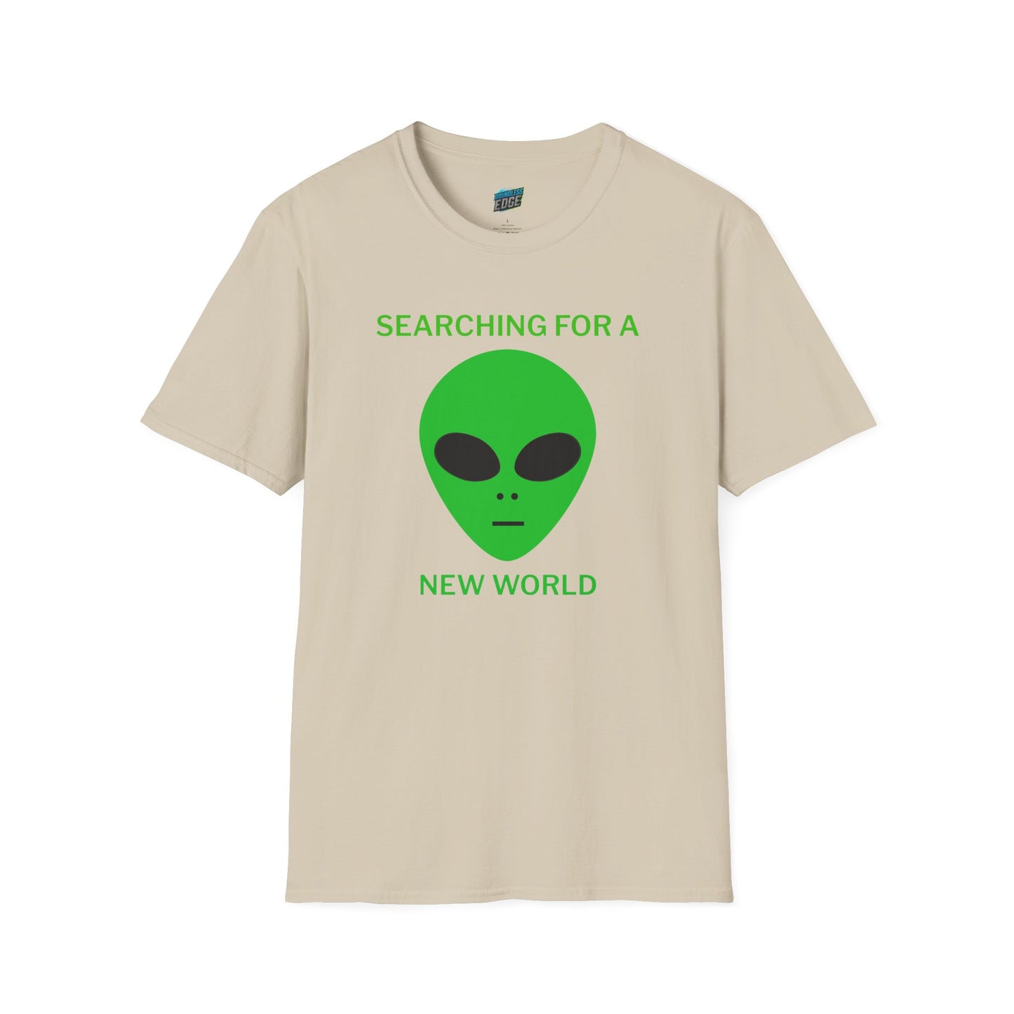 Alien Searching for a New World Humor Men's Basic Softstyle T-Shirt