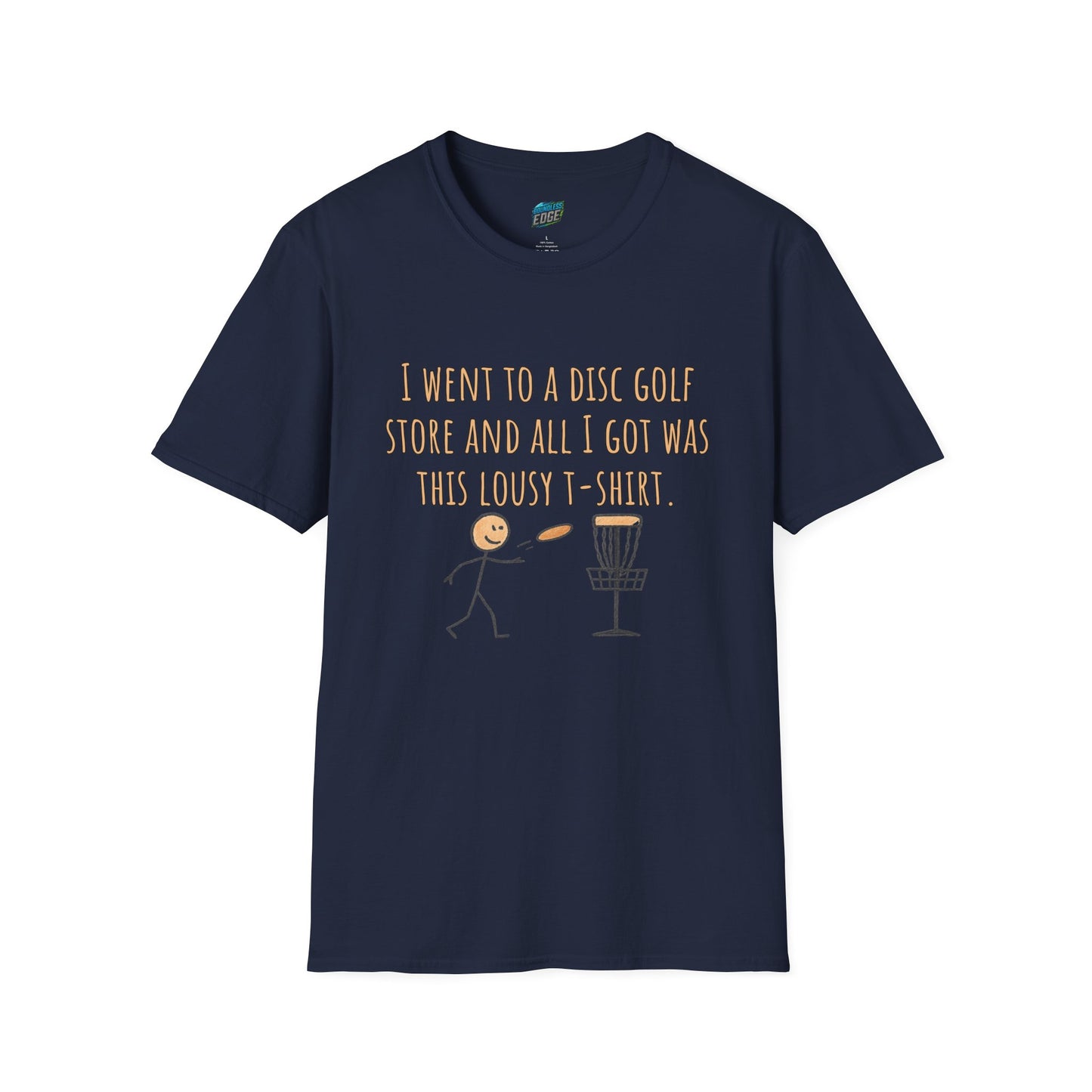 A Lousy T-Shirt Disc Golf Humor Men's Basic T-Shirt