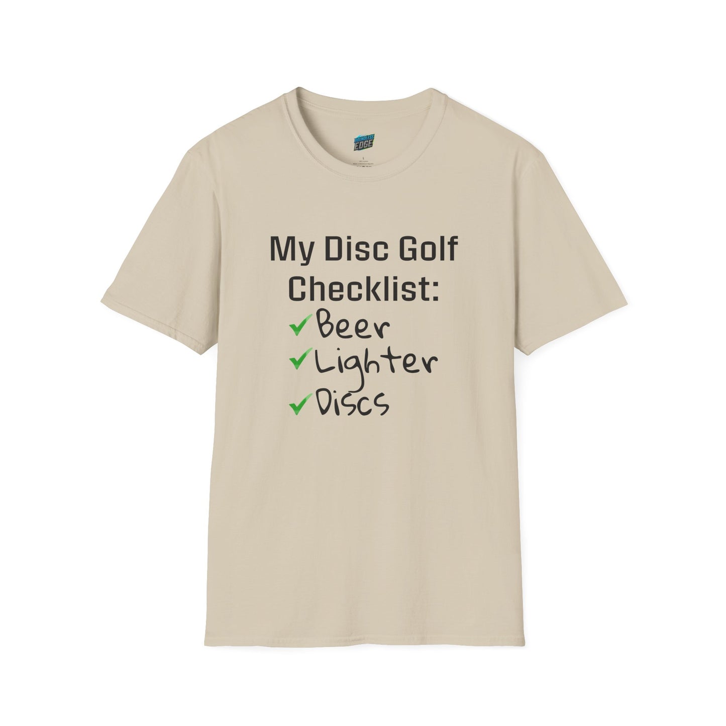 My Disc Golf Checklist Disc Golf Humor Men's Basic T-Shirt