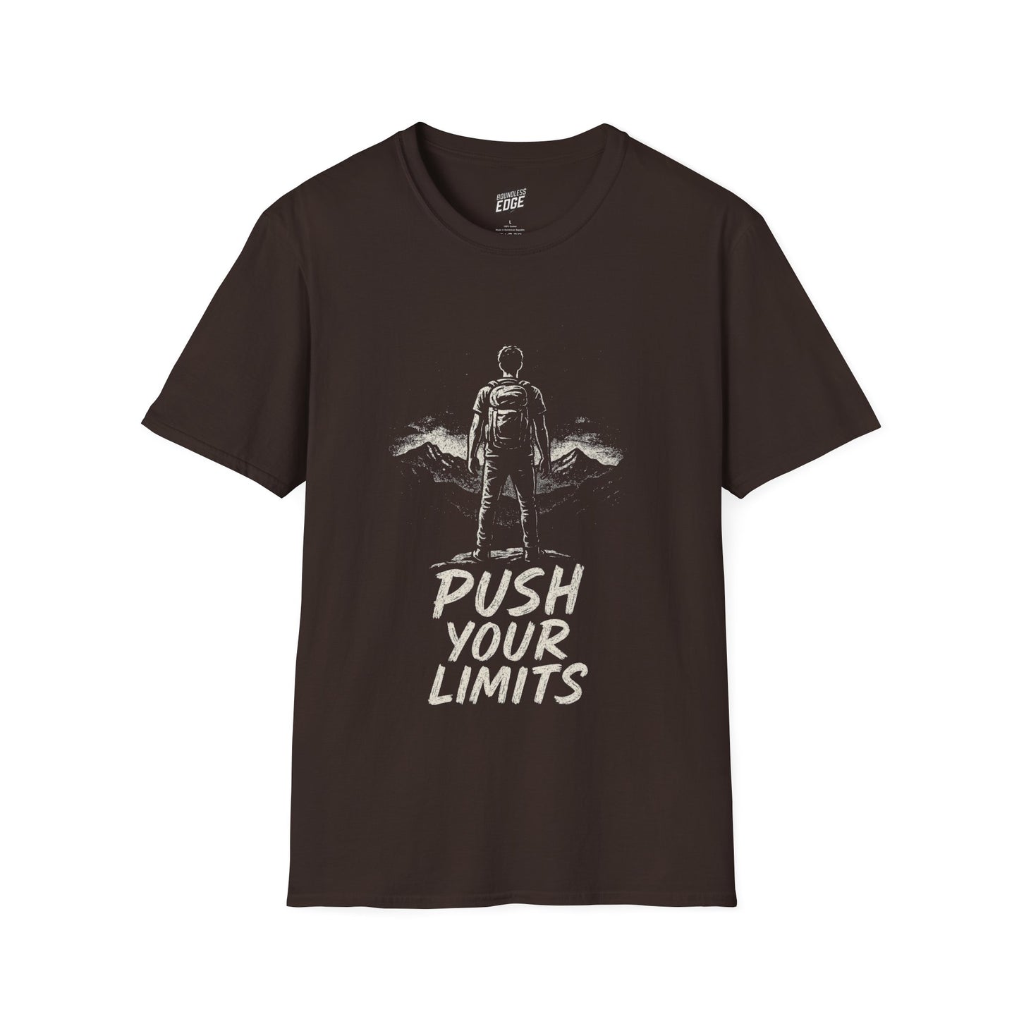 Summit Edition Push Your Limits Hiking Men's Basic T-Shirt