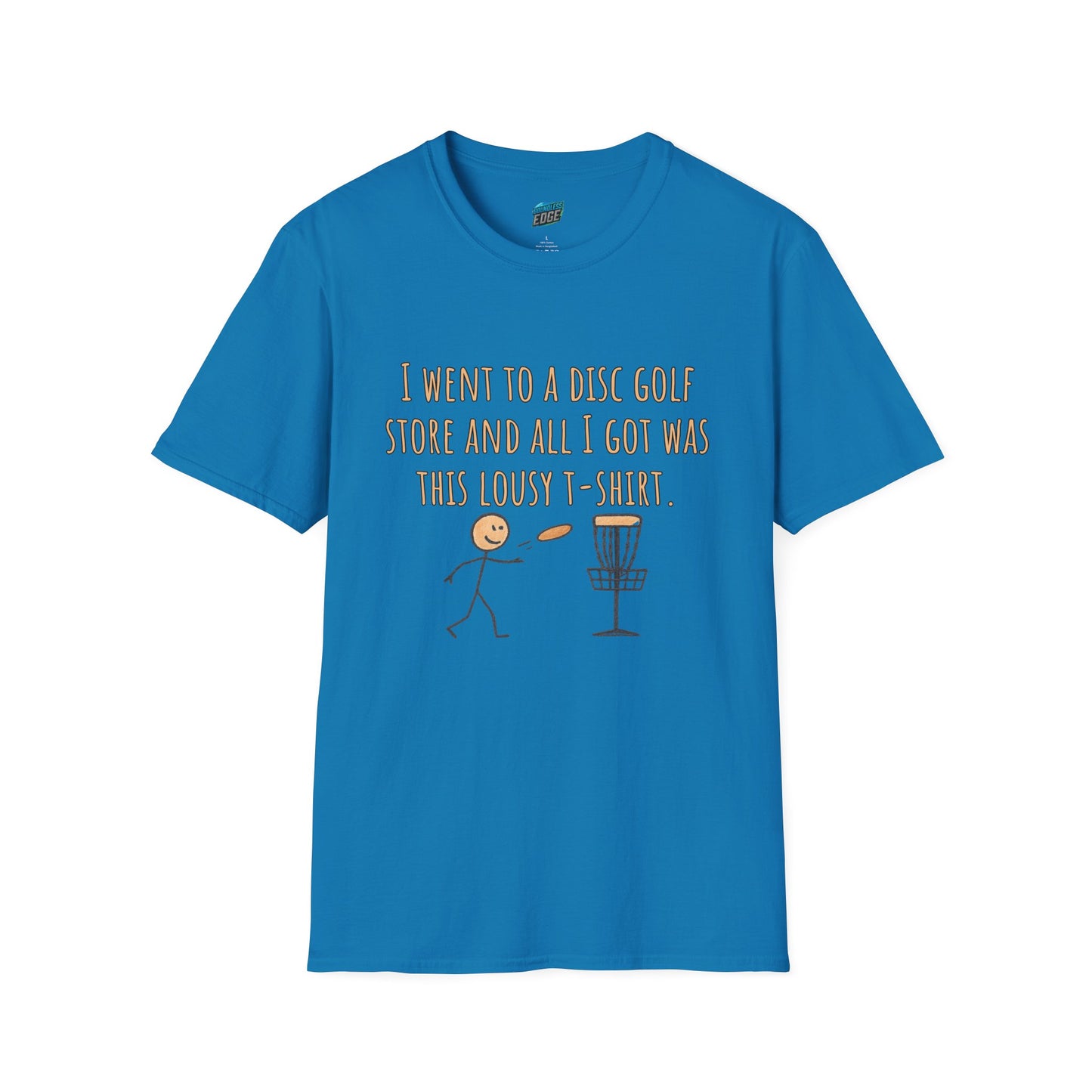 A Lousy T-Shirt Disc Golf Humor Men's Basic T-Shirt