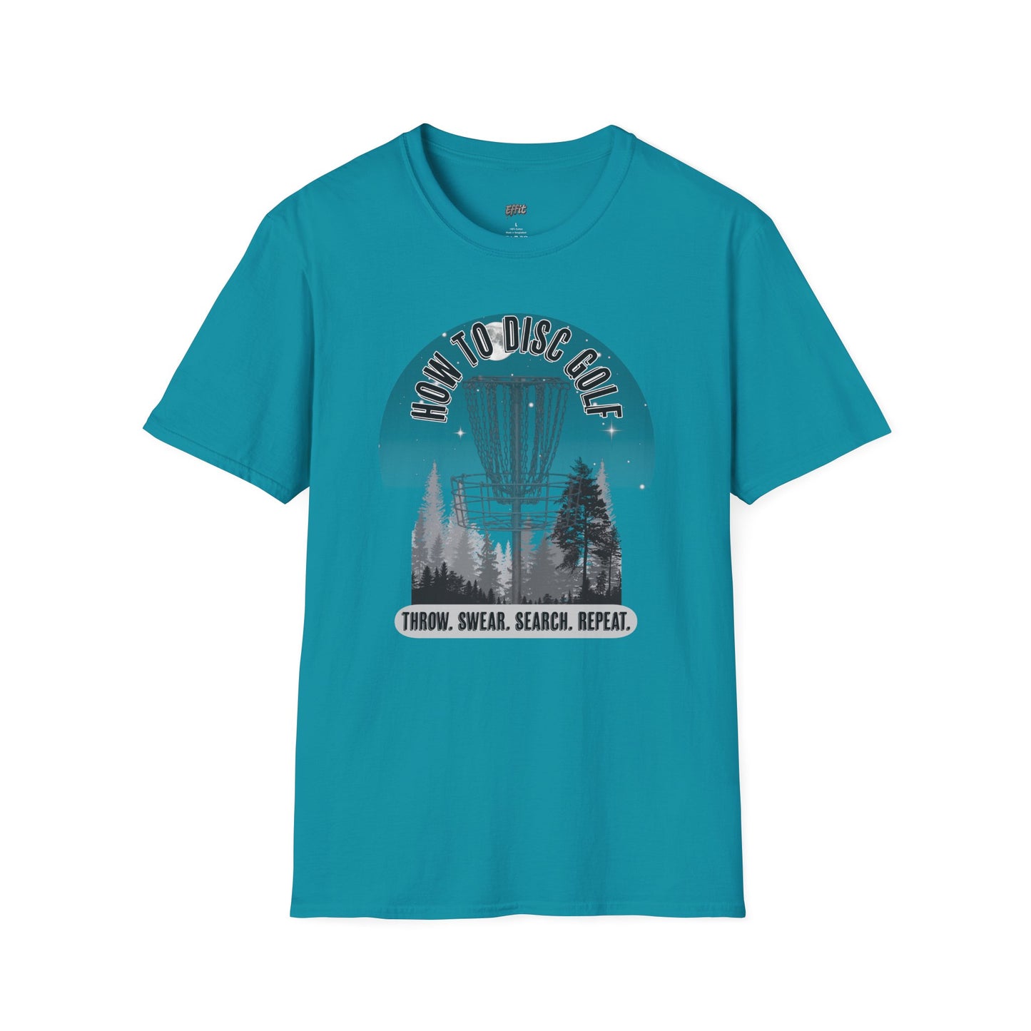 How to Disc Golf Humor Men's Basic Softstyle T-Shirt
