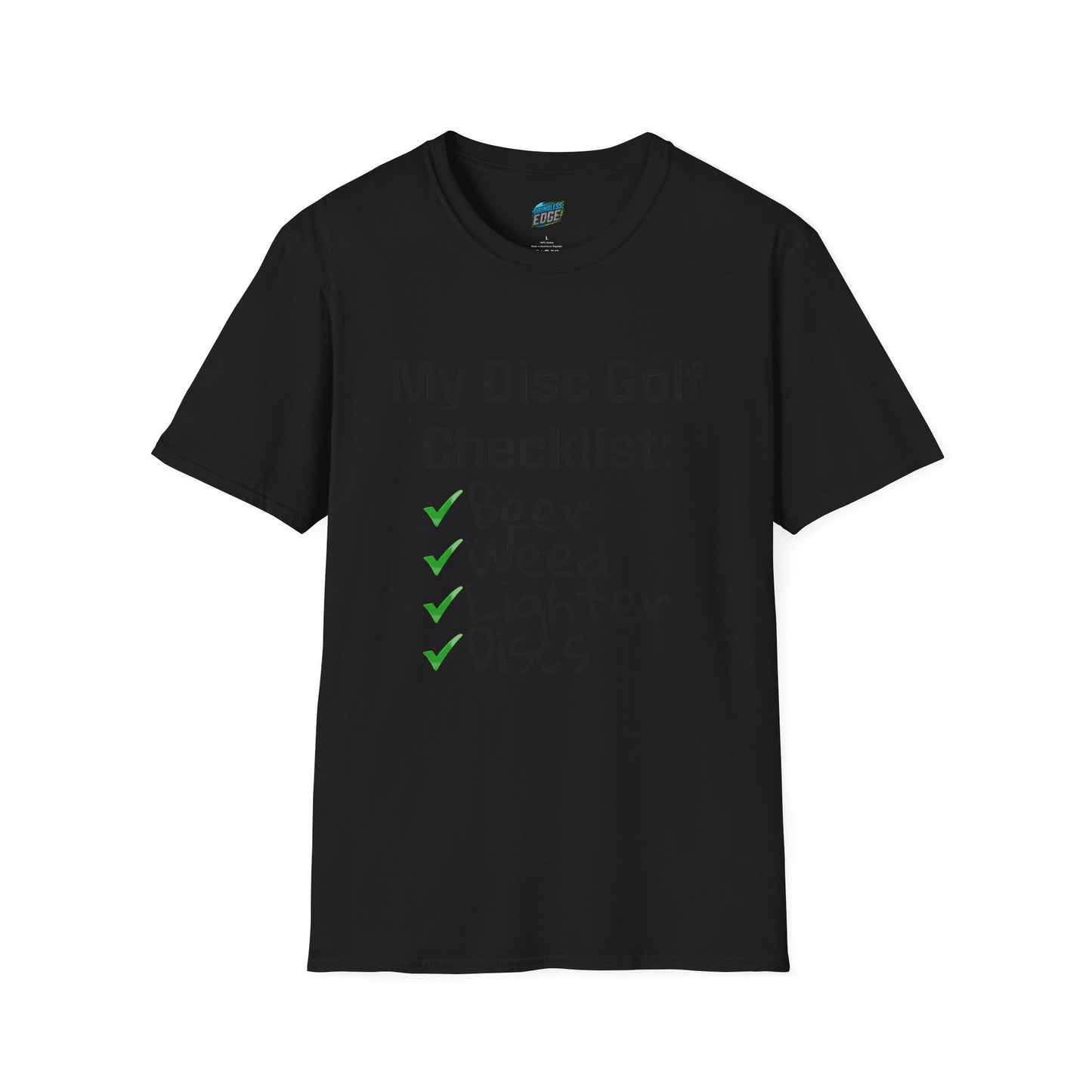My Disc Golf Checklist Disc Golf Humor Men's Basic T-Shirt