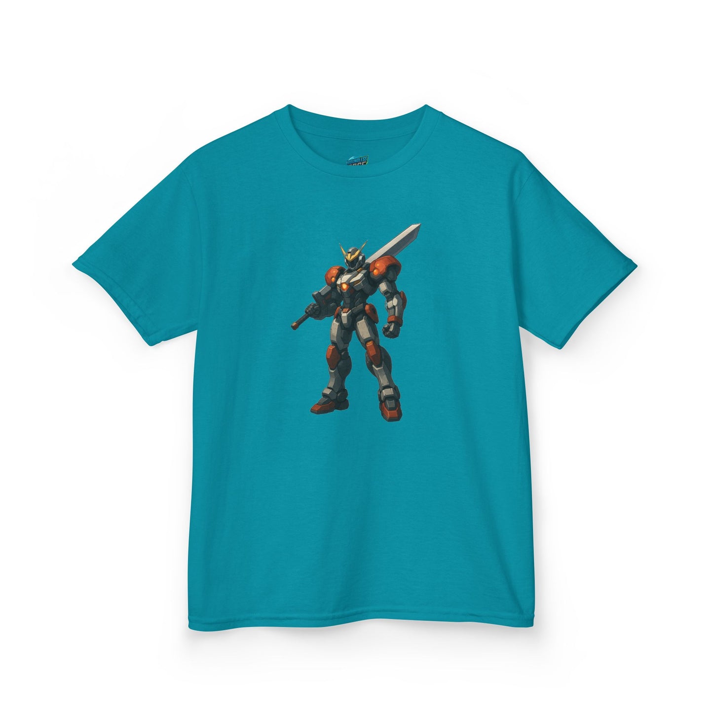 Mech Anime Girls' Heavy Cotton T-Shirt