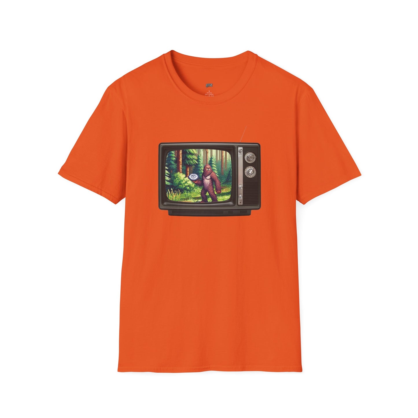 TV Video Game Sasquatch Disc Golf Men's Basic T-Shirt