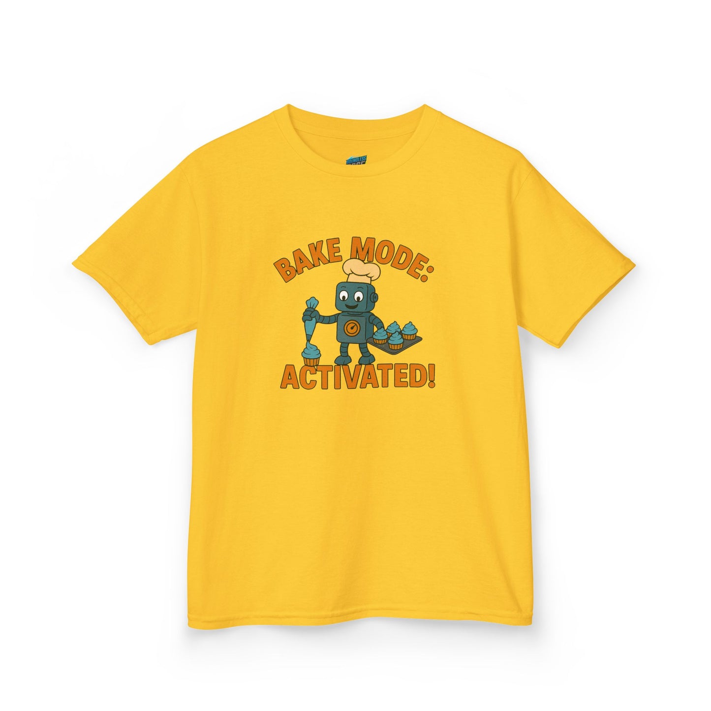 Bake Mode: Activated Playing with Danger Boys' Heavy Cotton T-Shirt