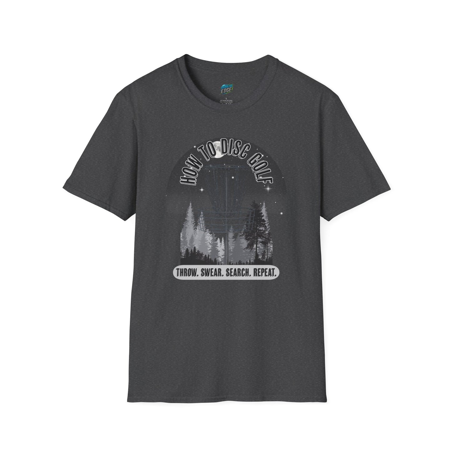 How to Disc Golf Humor Men's Basic Softstyle T-Shirt