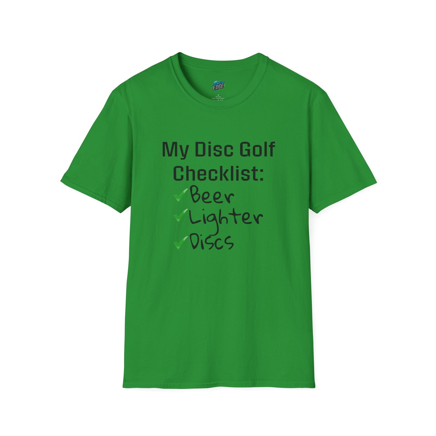 My Disc Golf Checklist Disc Golf Humor Men's Basic T-Shirt