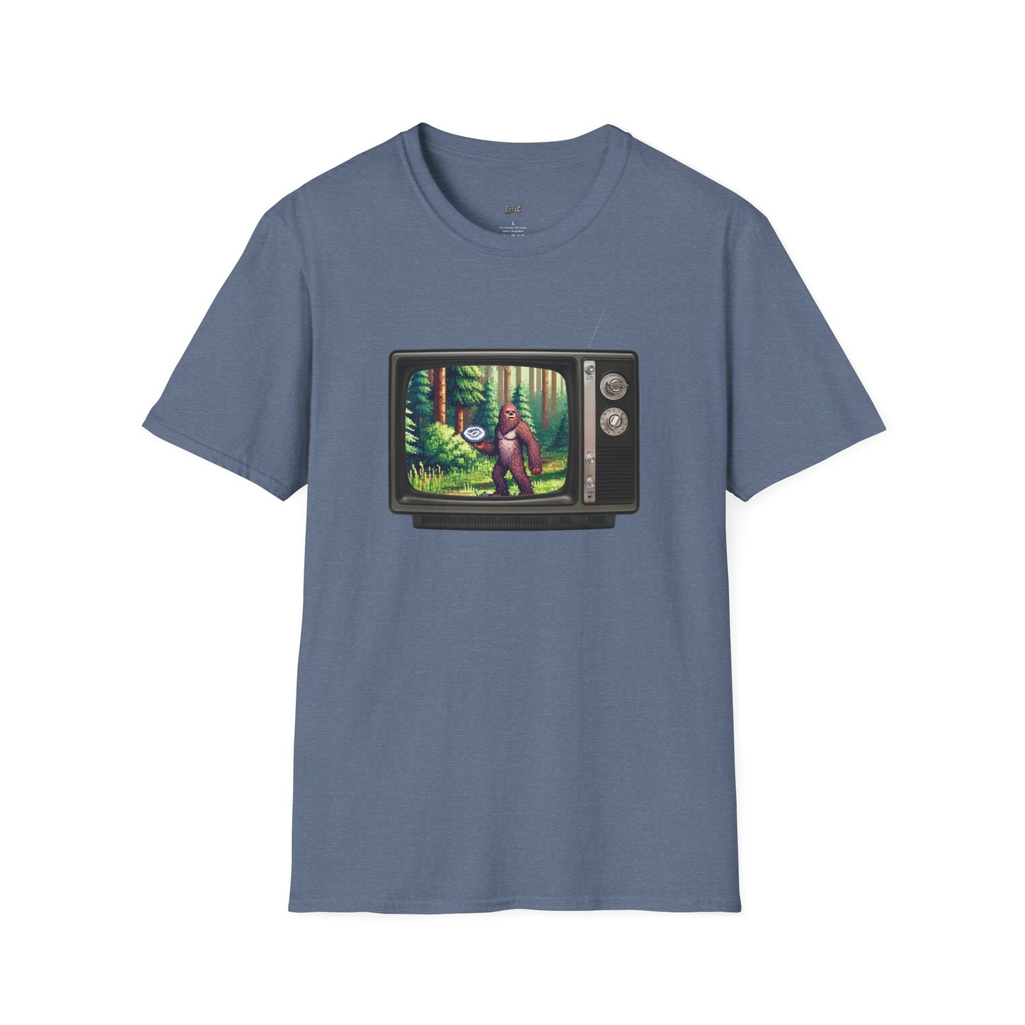TV Video Game Sasquatch Disc Golf Men's Basic T-Shirt