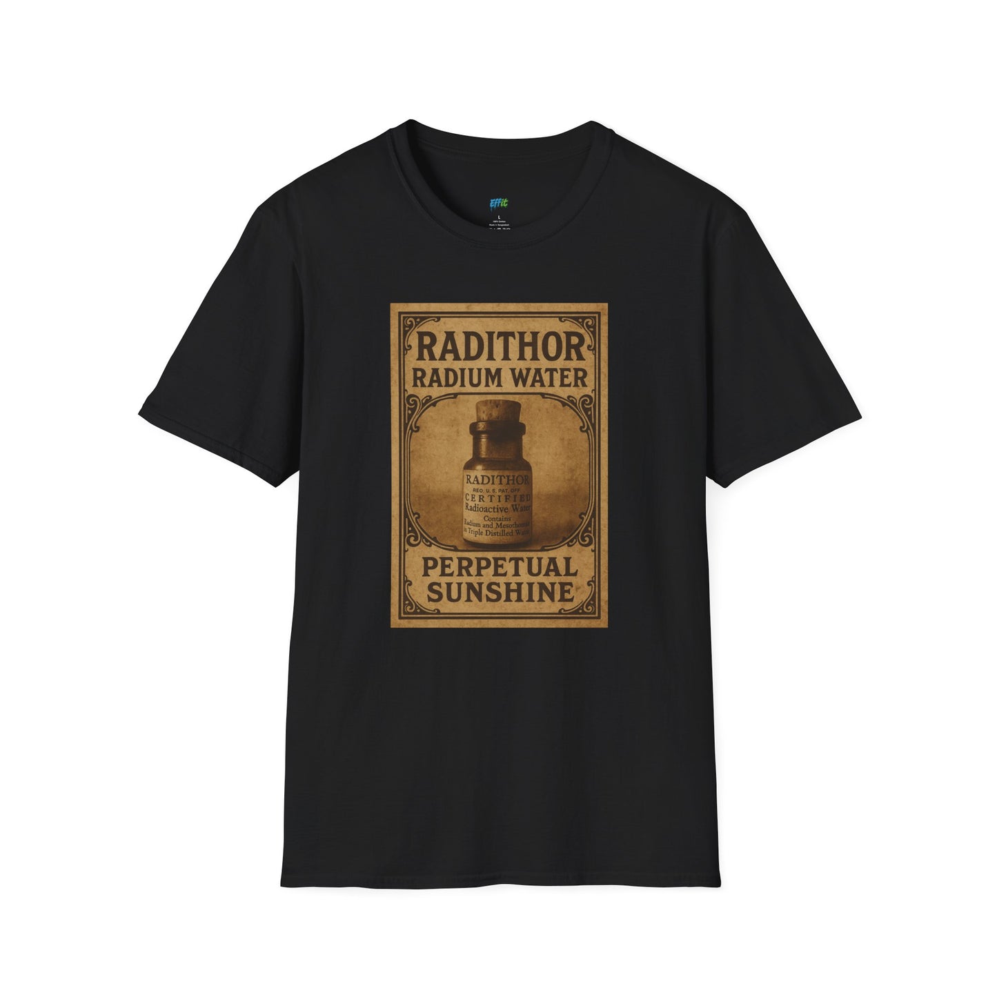 Radithor Ad Humor Vintage Men's Basic T-Shirt