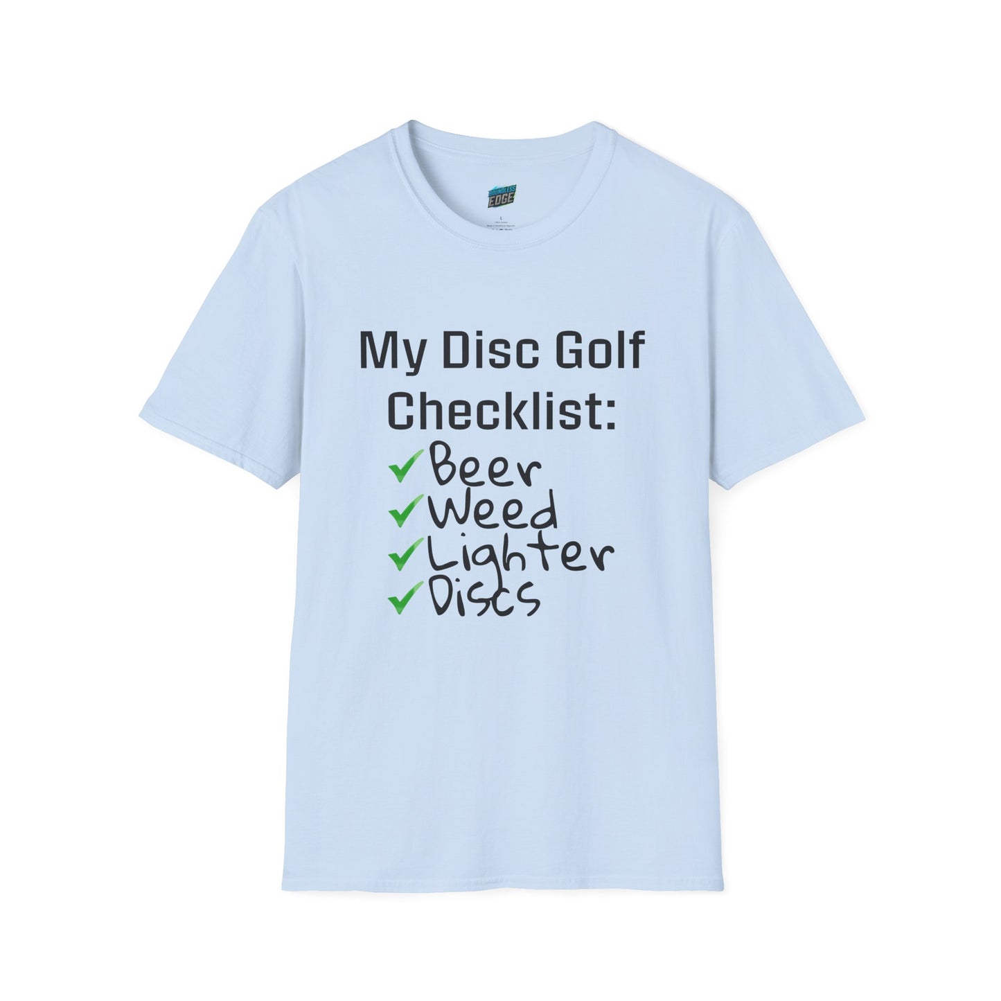 My Disc Golf Checklist Disc Golf Humor Men's Basic T-Shirt