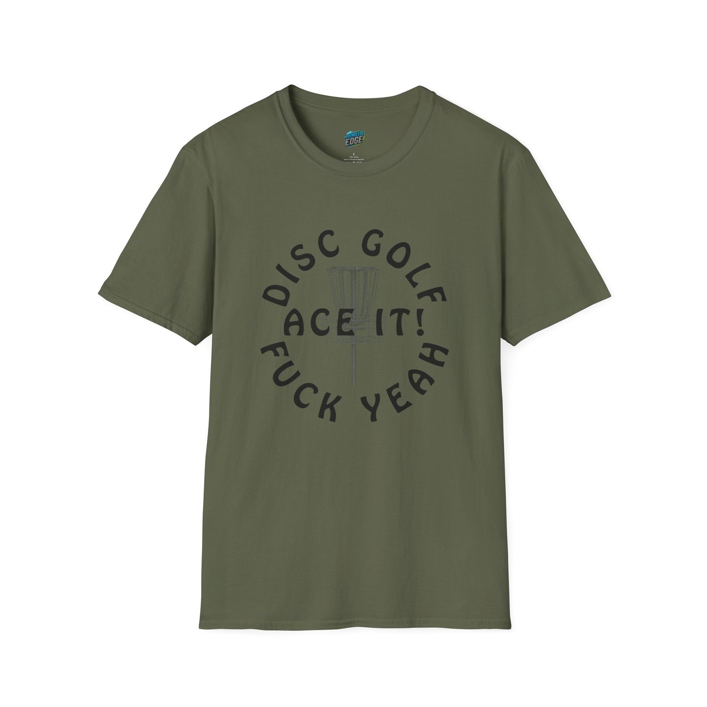 Disc Golf F*** Yeah Adult Humor Men's Basic Softstyle T-Shirt