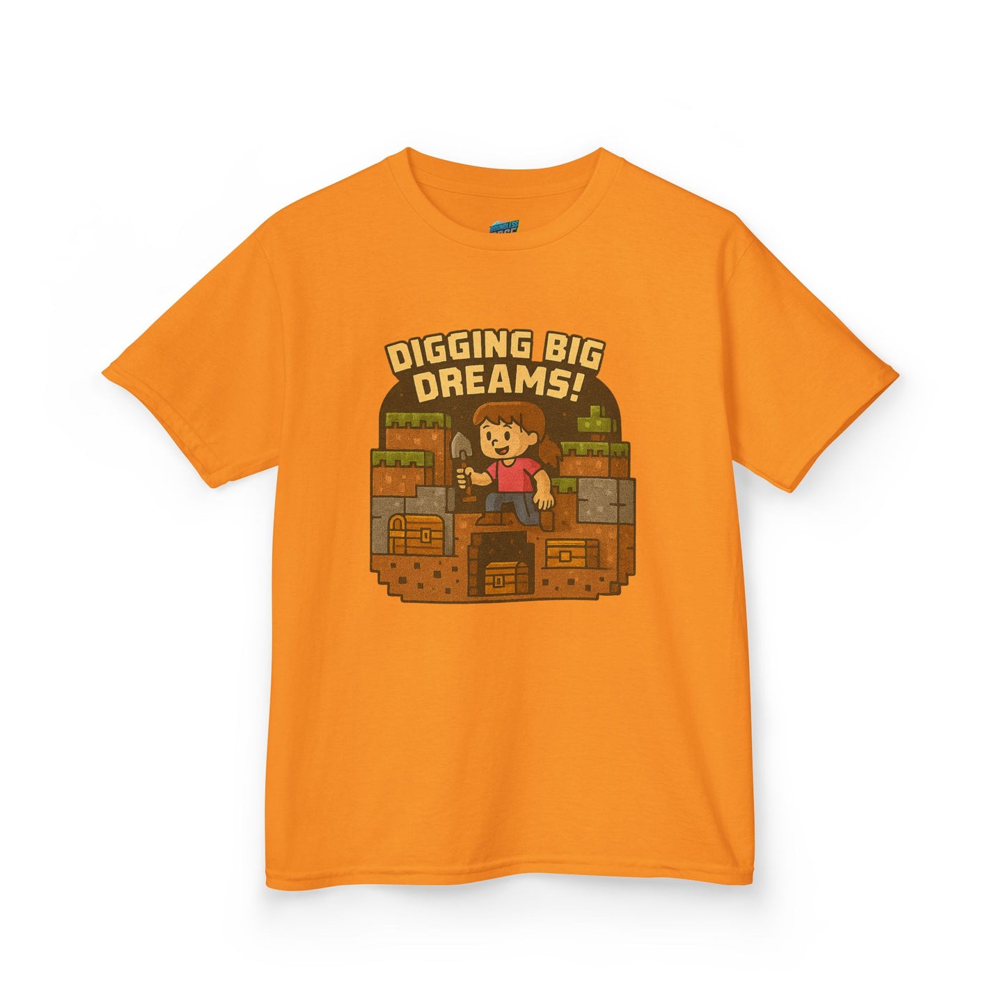 Digging Big Dreams Playing with Danger Girls' Heavy Cotton T-Shirt