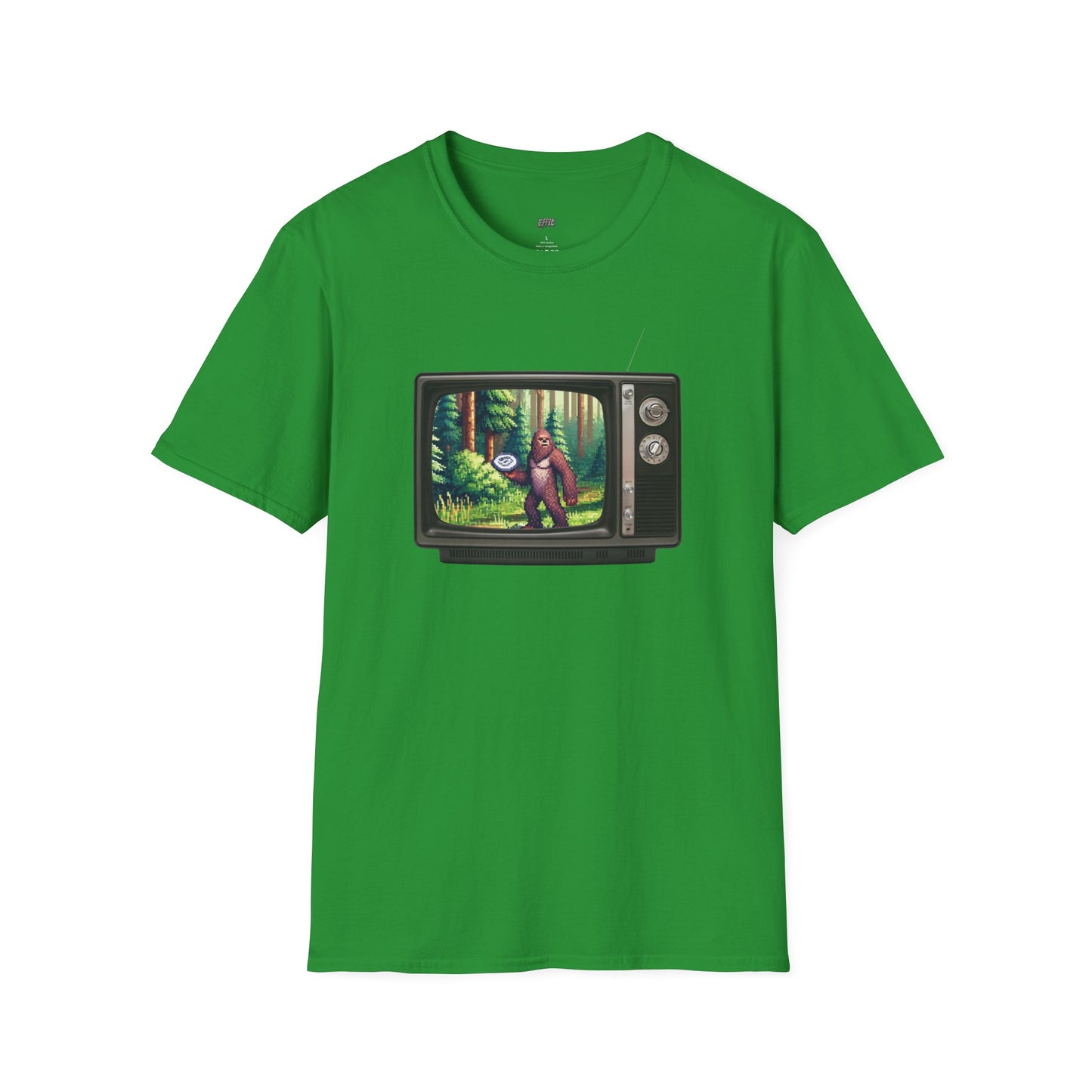 TV Video Game Sasquatch Disc Golf Men's Basic T-Shirt