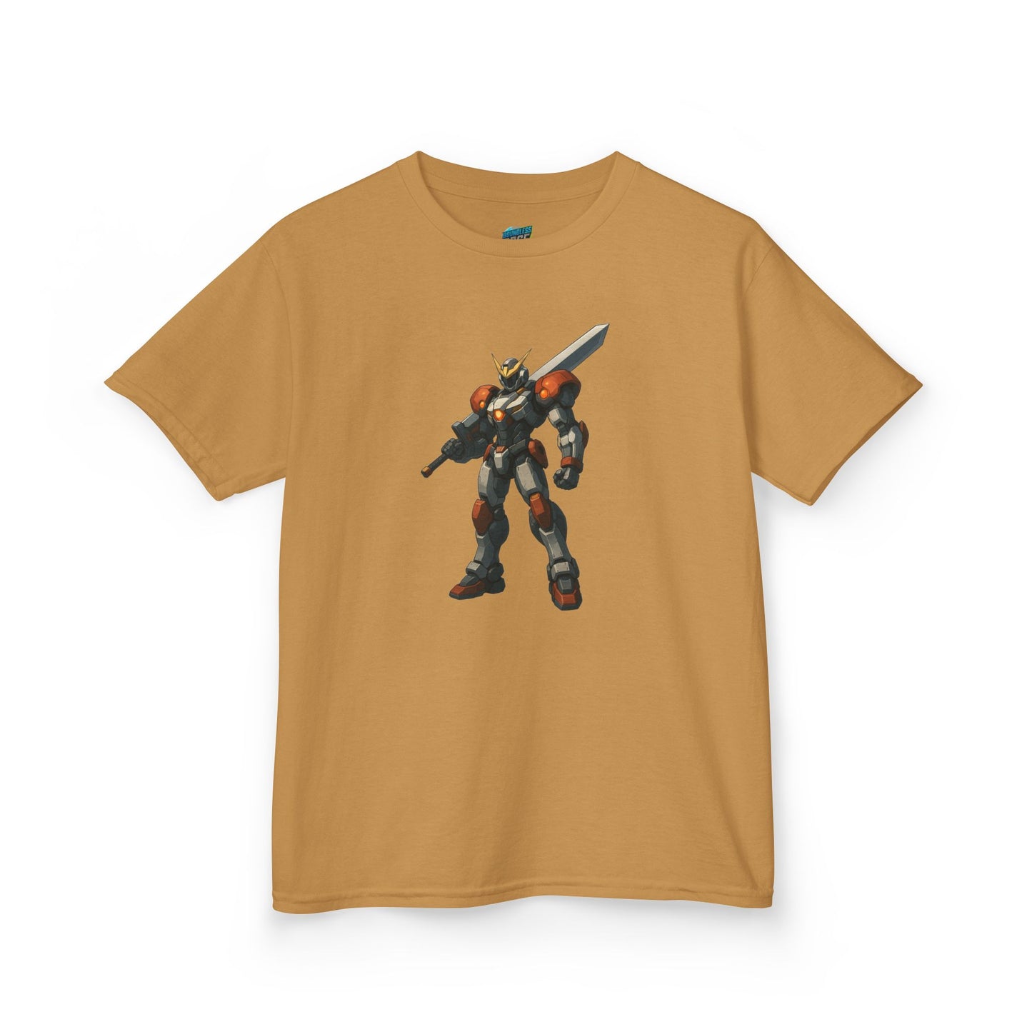 Mech Anime Girls' Heavy Cotton T-Shirt