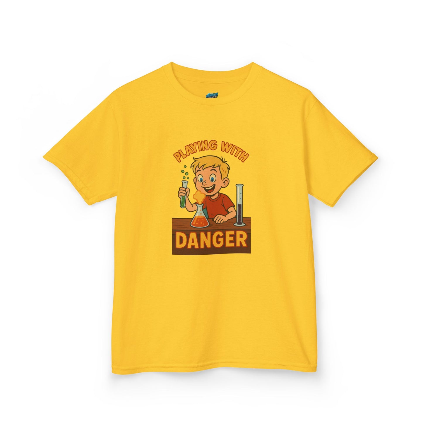 Playing with Danger Boys' Heavy Cotton T-Shirt