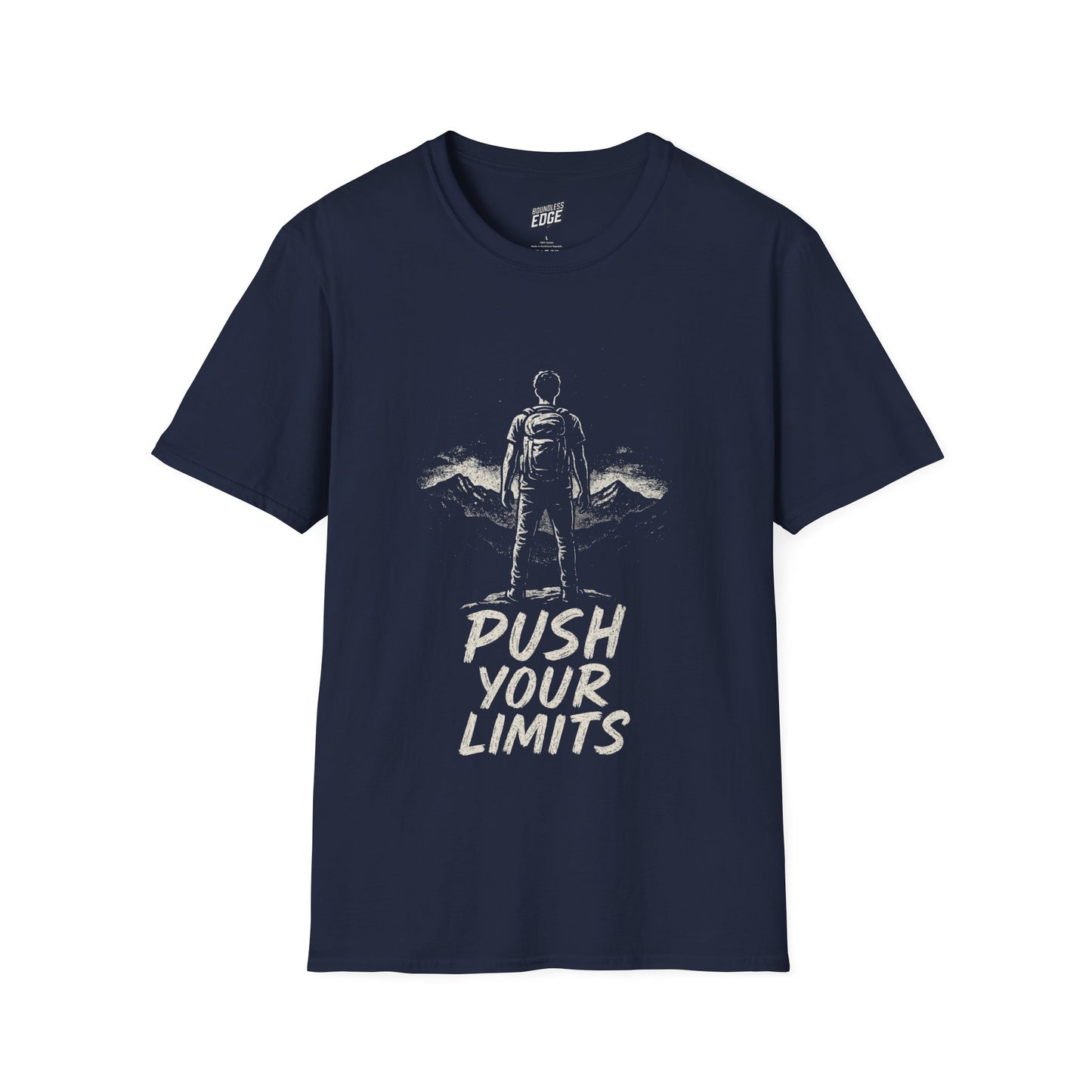 Summit Edition Push Your Limits Hiking Men's Basic T-Shirt