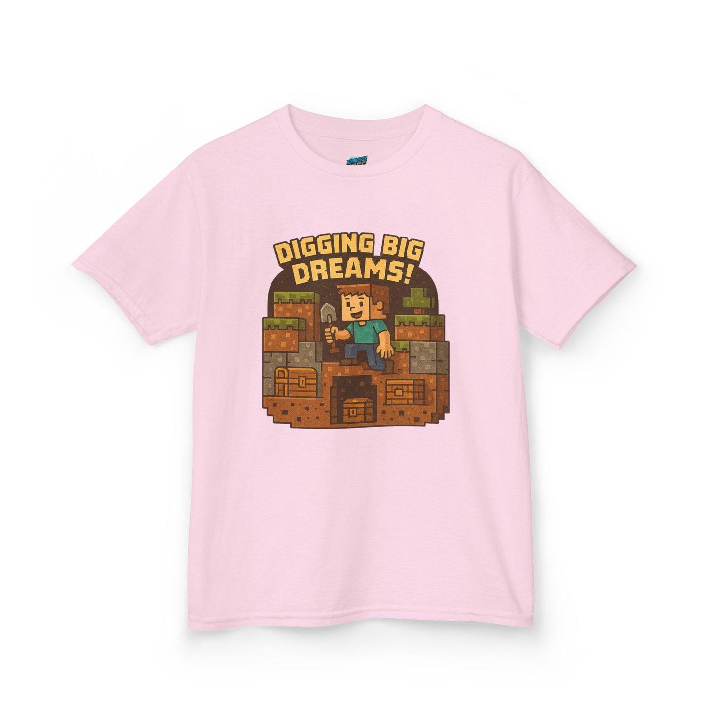 Digging Big Dreams Playing with Danger Boys' Heavy Cotton T-Shirt