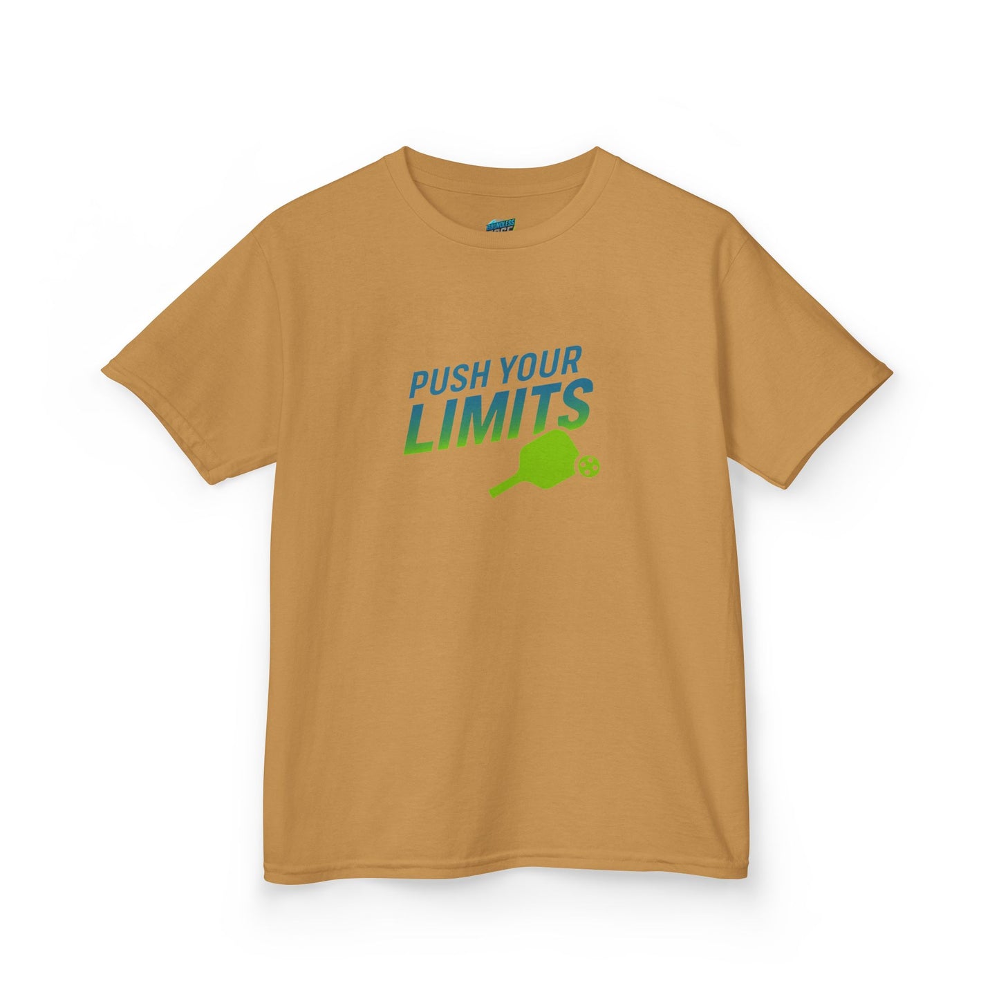 Push Your Limits Pickleball Girls' Heavy Cotton T-Shirt
