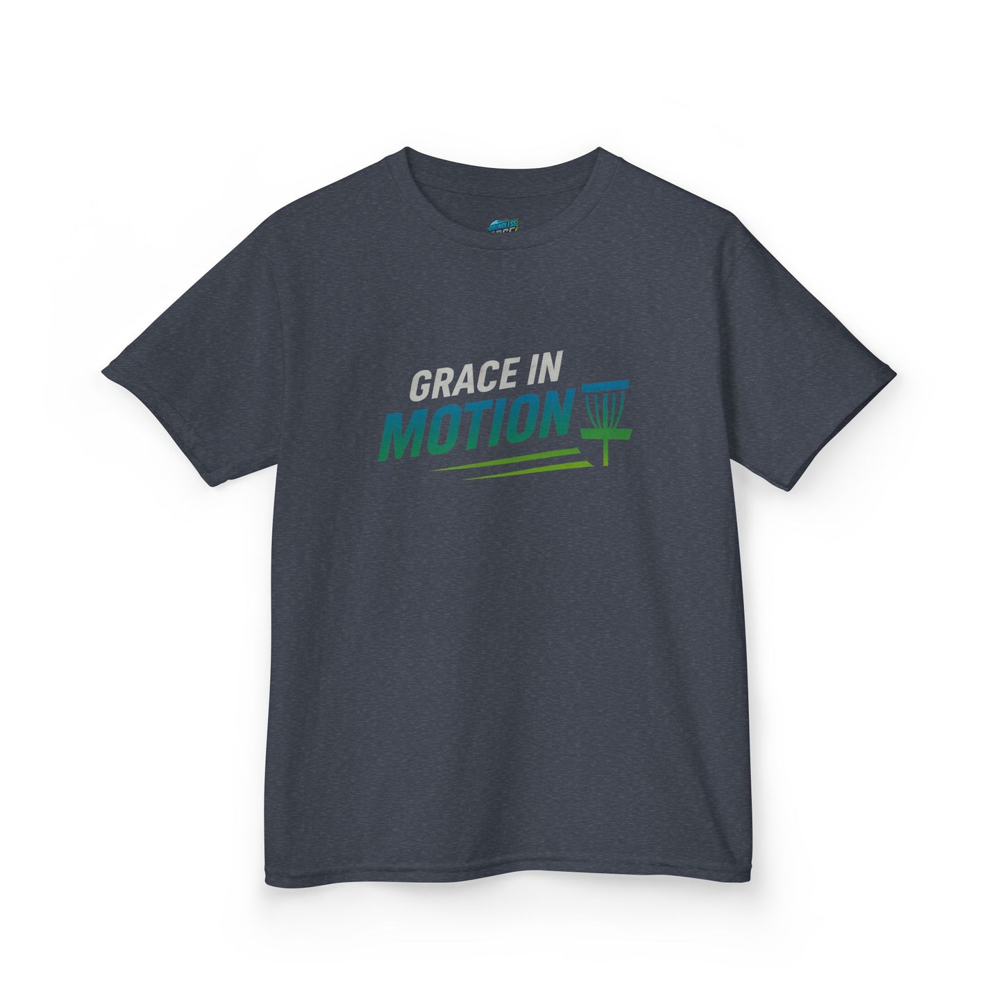 Grace in Motion Disc Golf Girls' Heavy Cotton T-Shirt