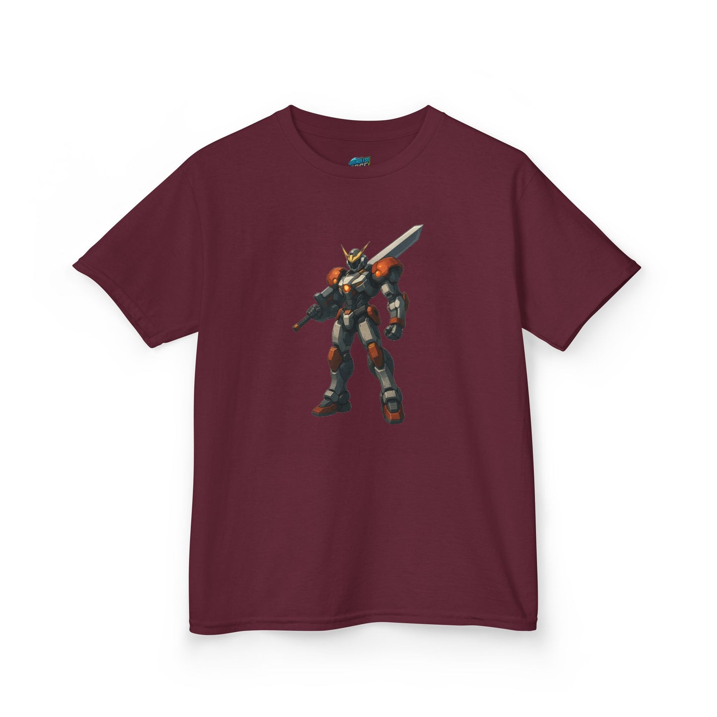 Mech Anime Girls' Heavy Cotton T-Shirt