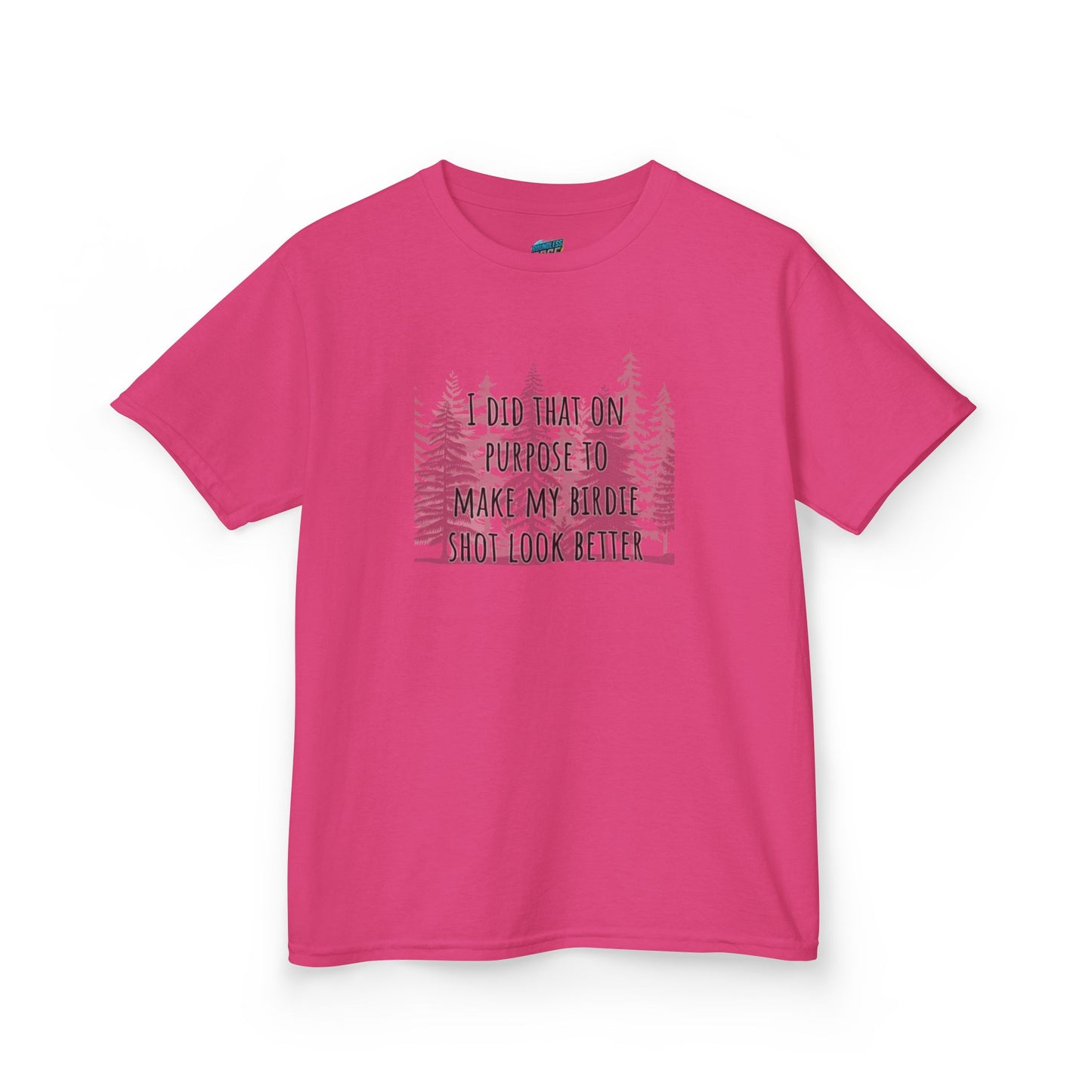 I Did That On Purpose... Disc Golf Humor Boys' Heavy Cotton T-Shirt