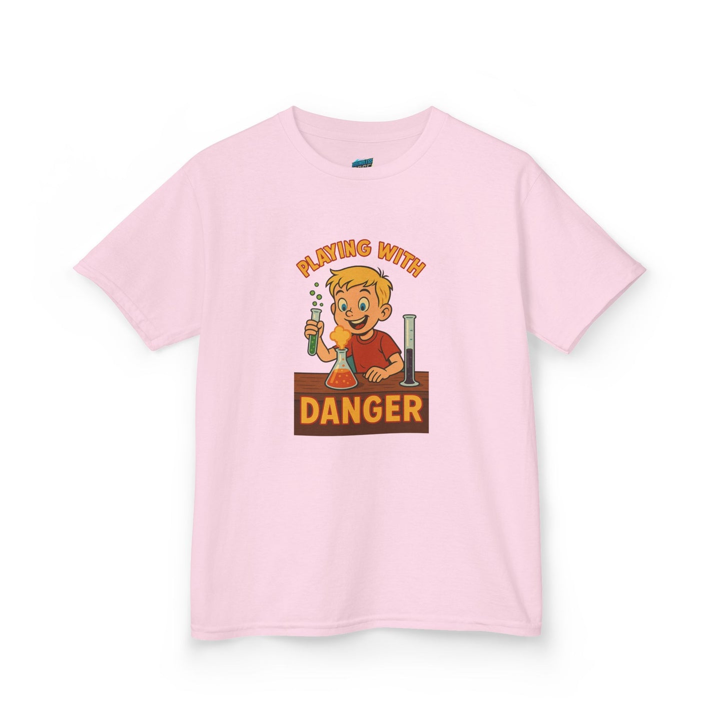 Playing with Danger Boys' Heavy Cotton T-Shirt