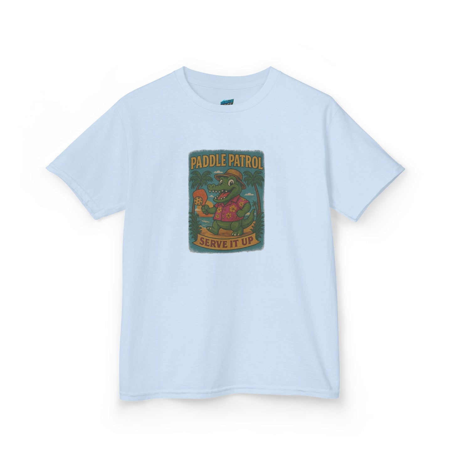 Paddle Patrol Gator Pickleball Girls' Heavy Cotton T-Shirt