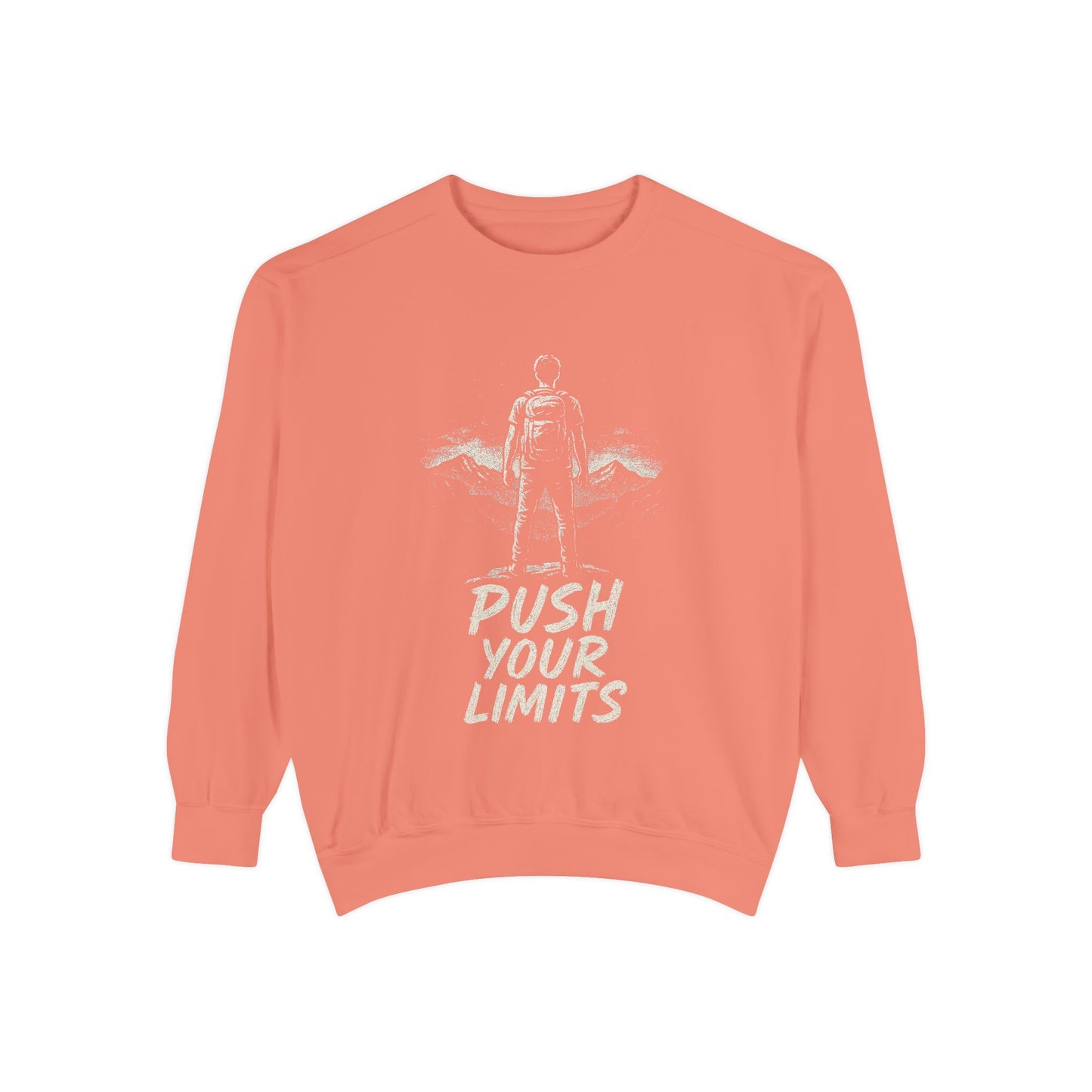 Summit Edition Push Your Limits Hiking Men's Premium Crewneck Sweatshirt