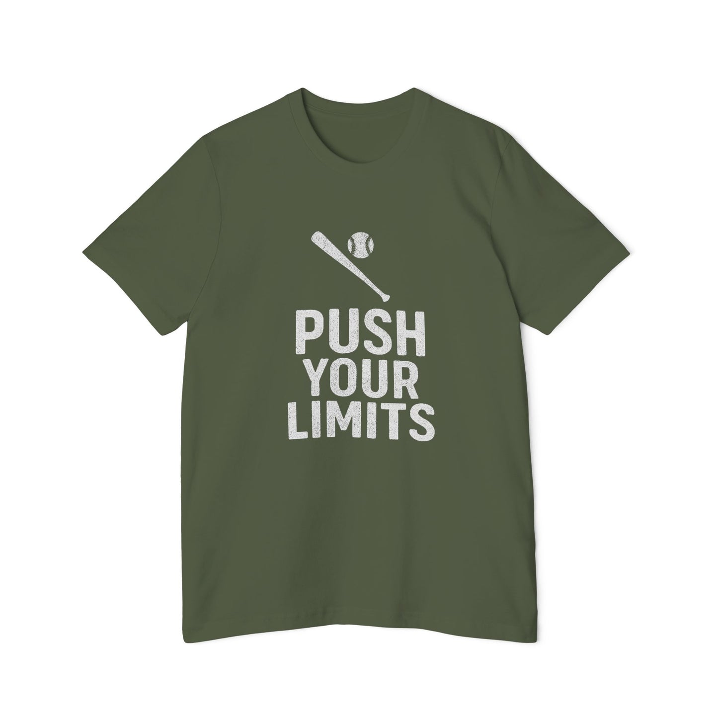 Push Your Limits – Baseball Men's Premium T-Shirt